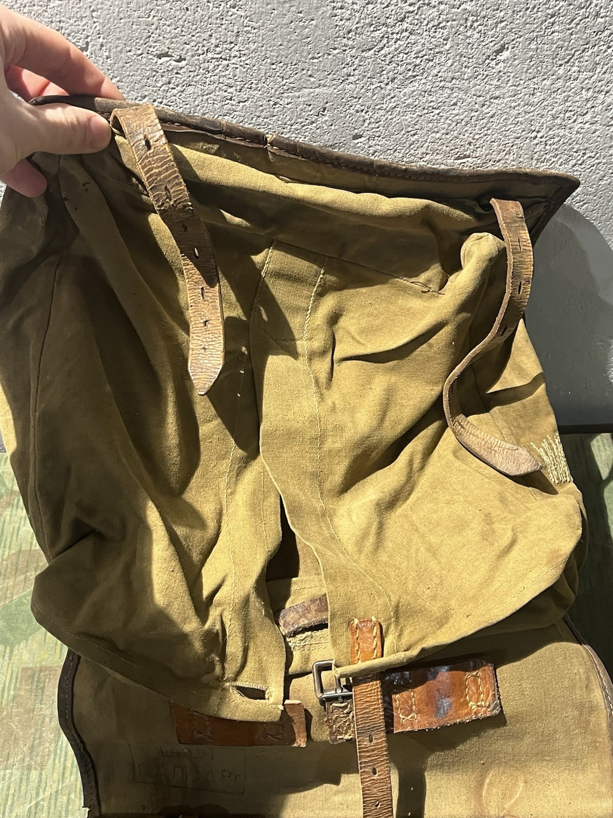 Original WW2 German RAD Uniform M34 Pony Fur Tornister Backpack Marked 1939 - Image 20