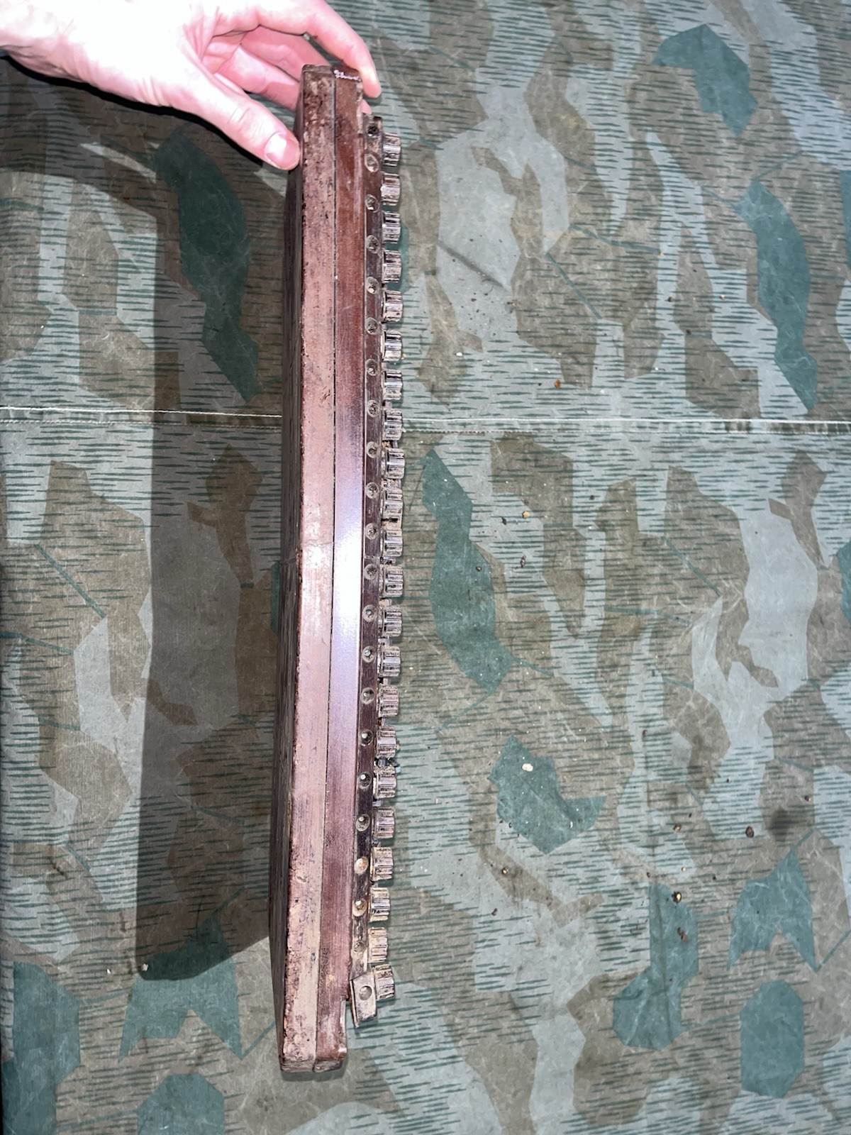 Original WW2 German Field Telephone / 10 Line Switchboard High Voltage Protection Board - Image 18
