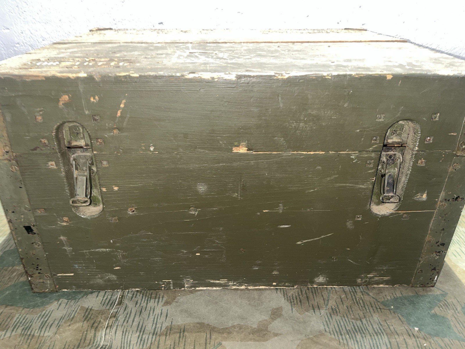 Original WW2 German Empty 10x80 Flak Binoculars Wood Transit Storage Crate - Image 10