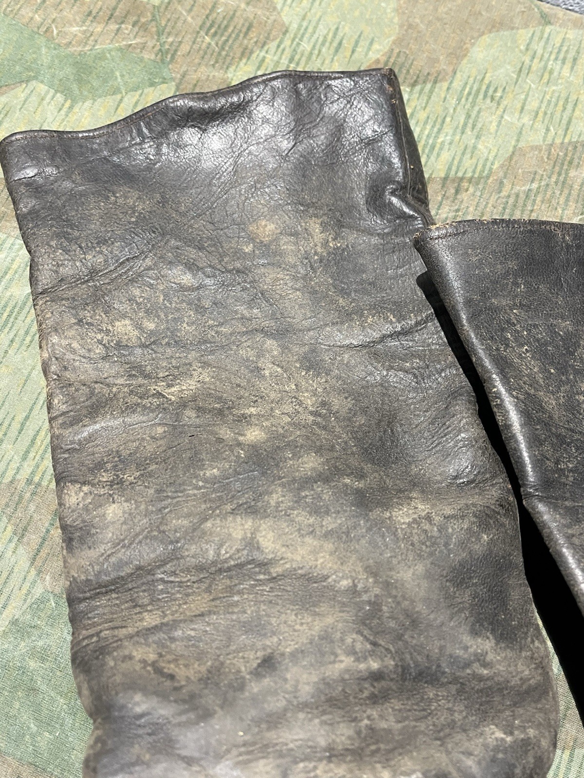Size 10 Original WW2 German Uniform Combat / Marching Jack Boots - Image 2