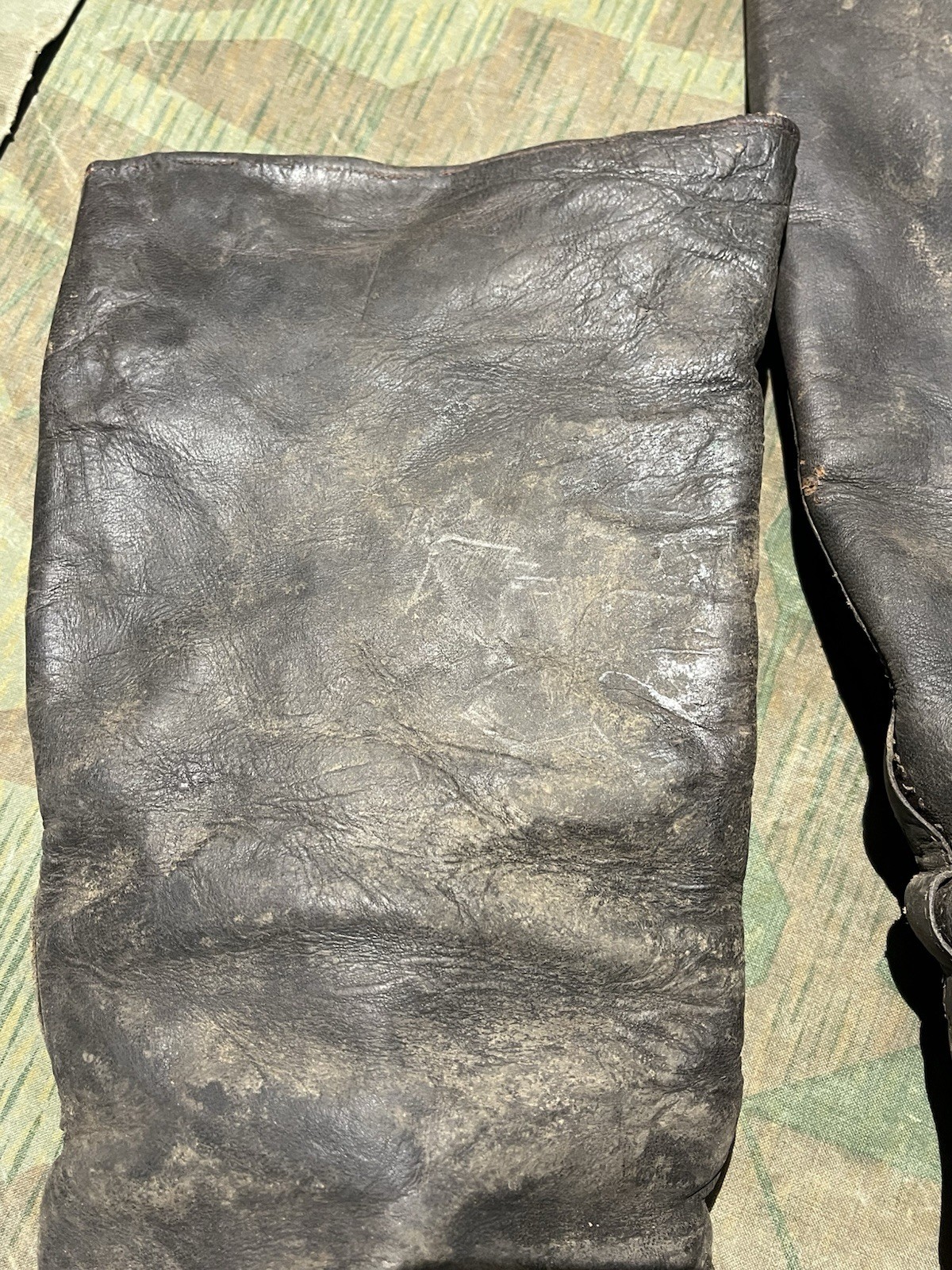Size 10 Original WW2 German Uniform Combat / Marching Jack Boots - Image 7