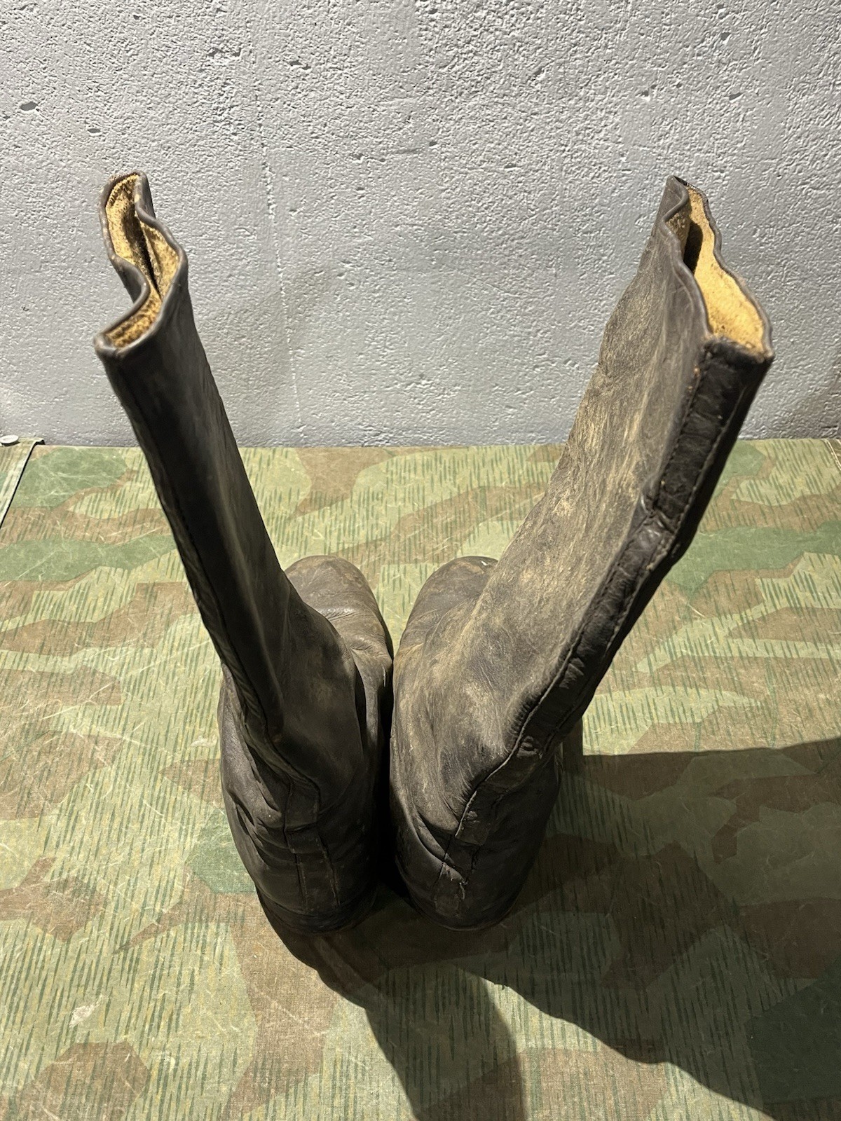 Size 10 Original WW2 German Uniform Combat / Marching Jack Boots - Image 11