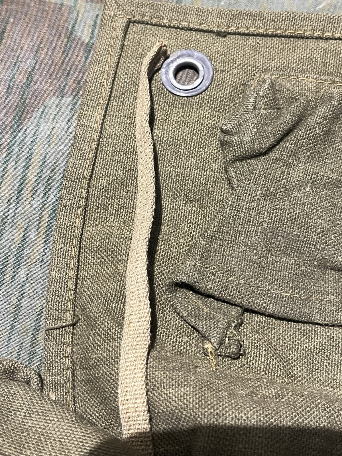 Original WW2 German Uniform A-Frame's Storage Bag Pouch 1943 Dated - Image 8