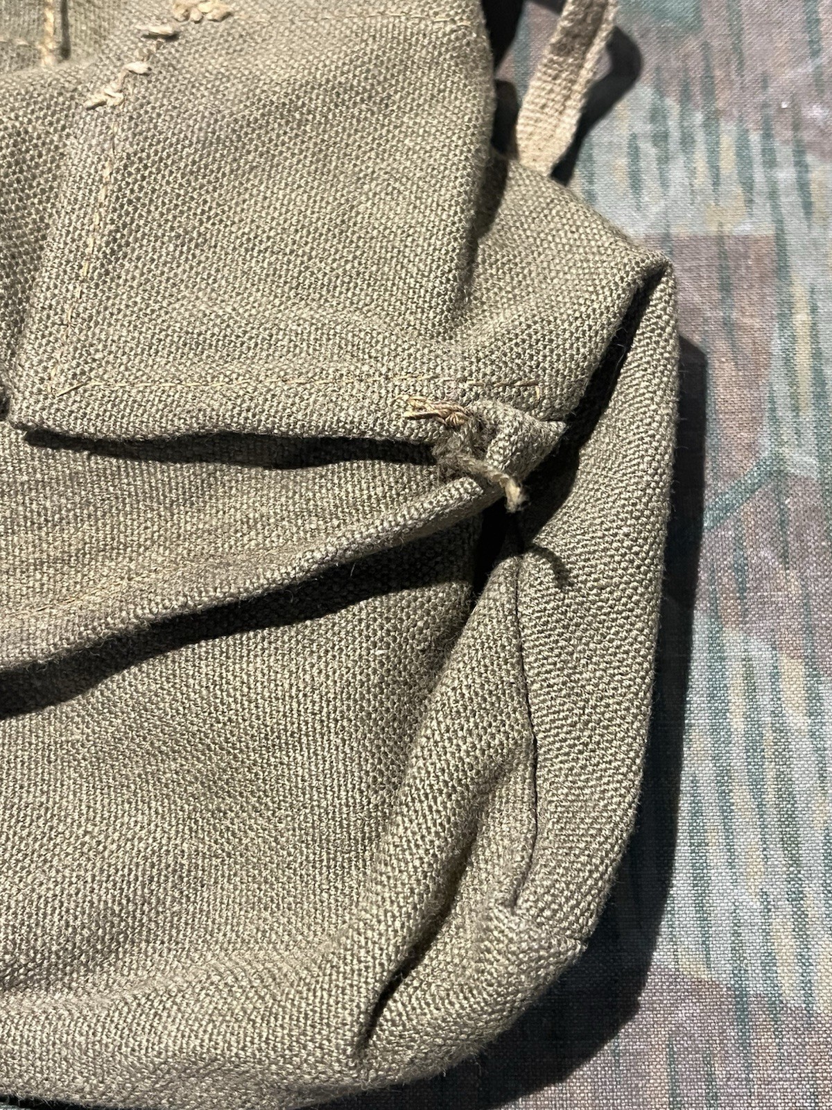 Original WW2 German Uniform A-Frame's Storage Bag Pouch 1943 Dated - Image 10