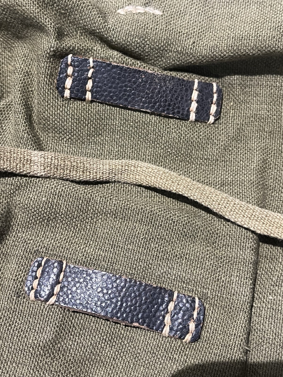 Original WW2 German Uniform A-Frame's Storage Bag Pouch 1943 Dated - Image 13