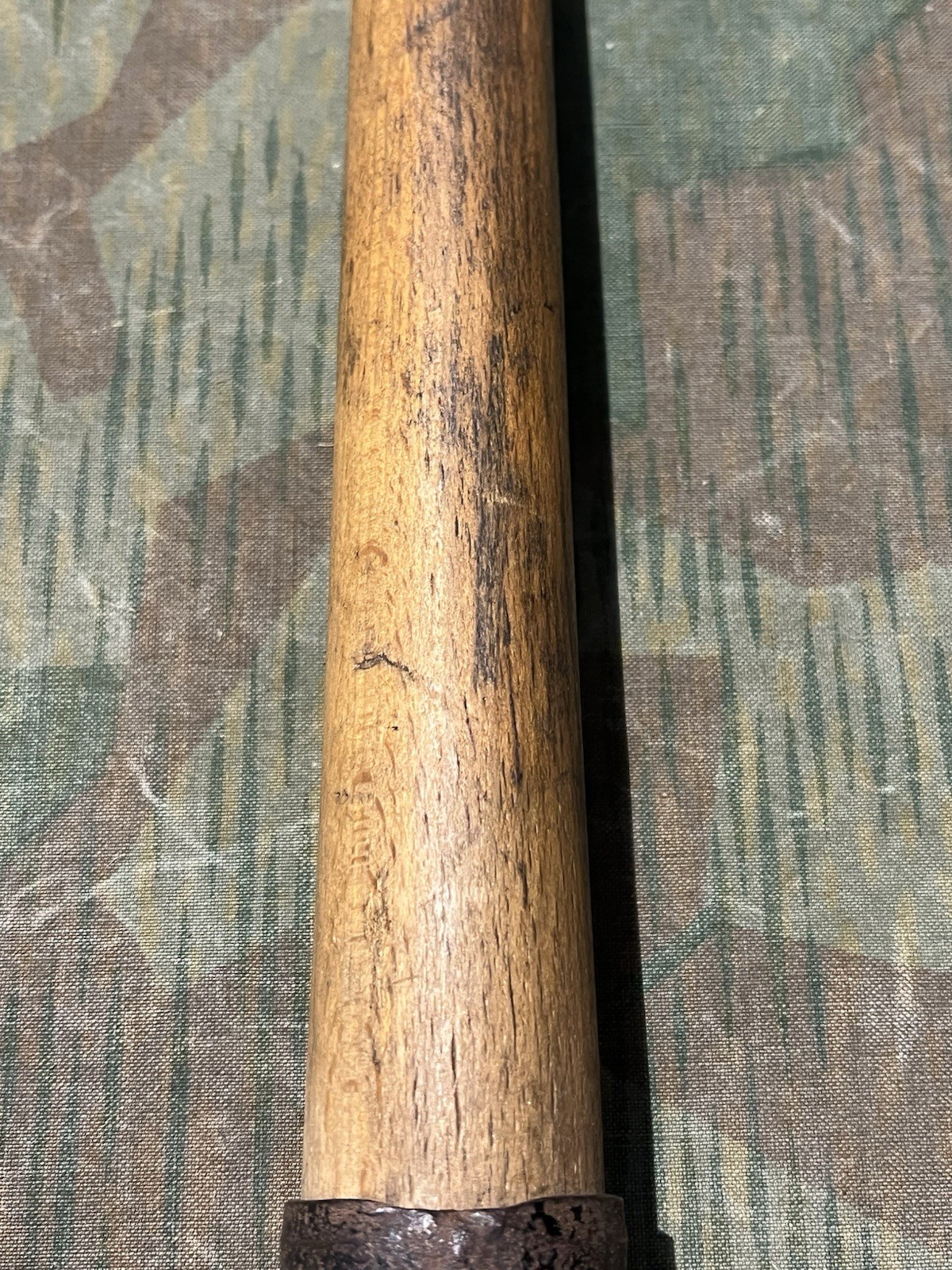 Post WW2 East German Uniform Shovel / Entrenching Tool w/ Leather Holder - Image 11