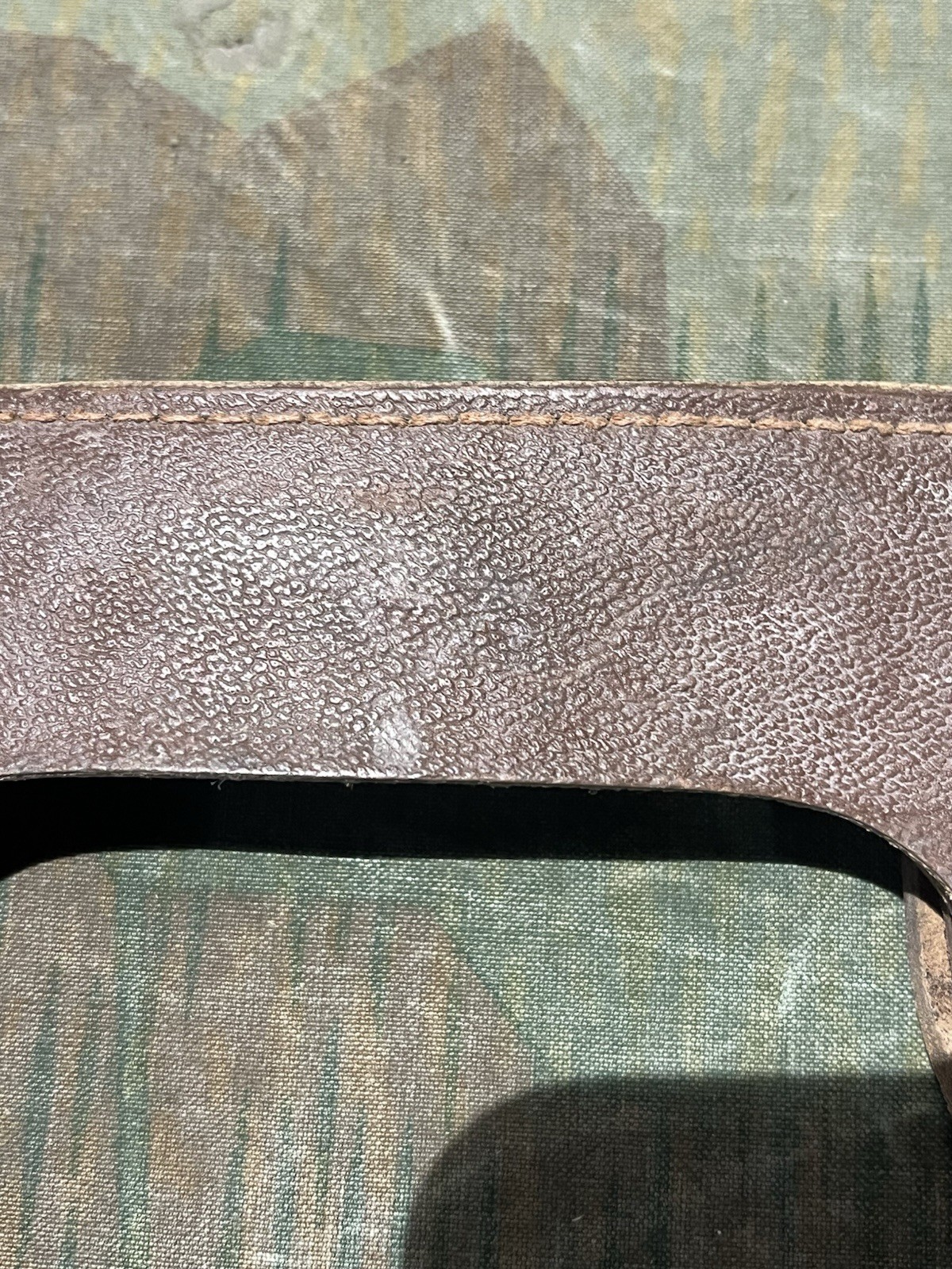 Post WW2 East German Uniform Shovel / Entrenching Tool w/ Leather Holder - Image 21