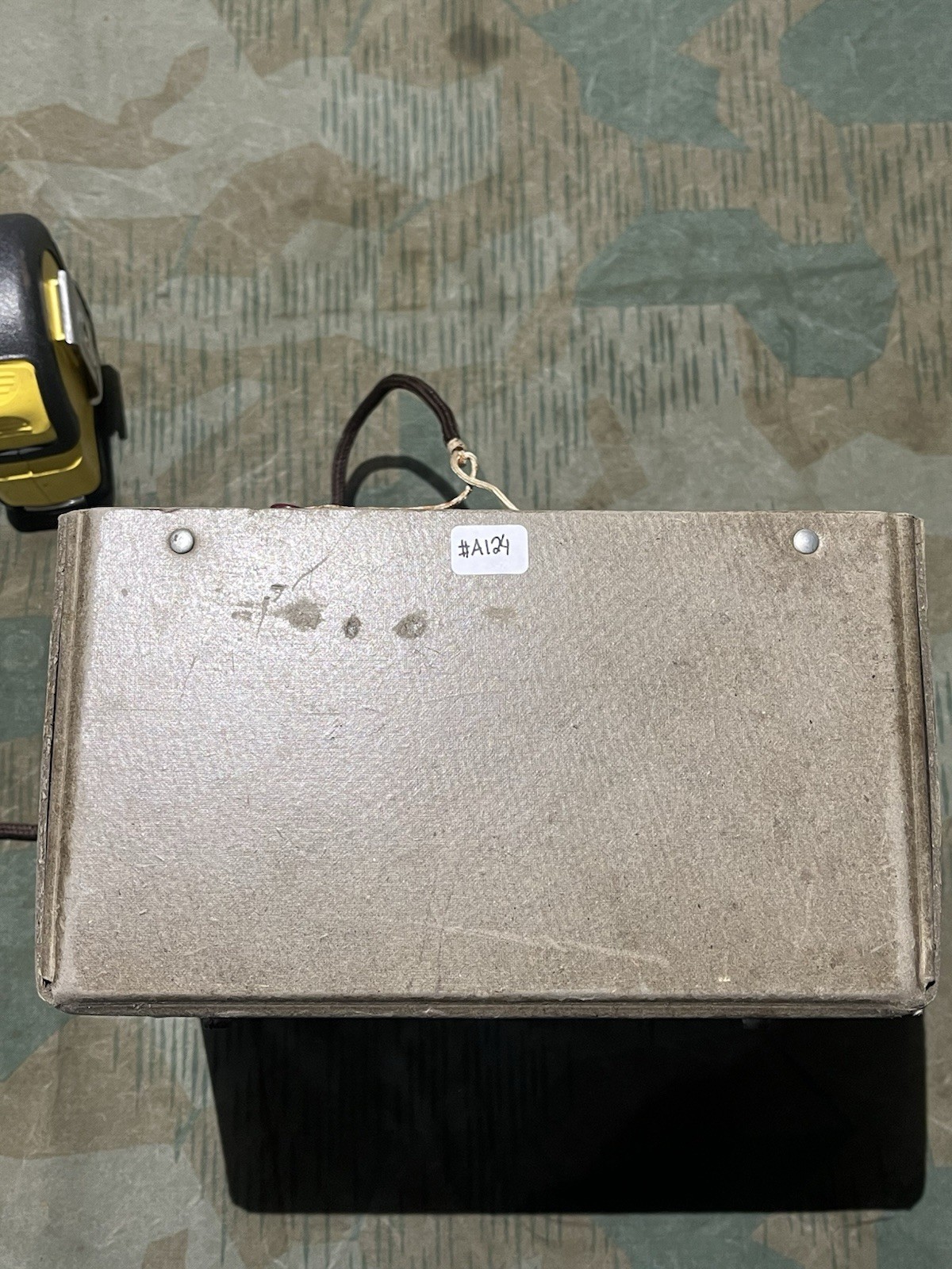 Original WW2 German 1940’s WL SpK 1 Torn EB Radio Loudspeaker Waffen Eagle Marked - Image 4