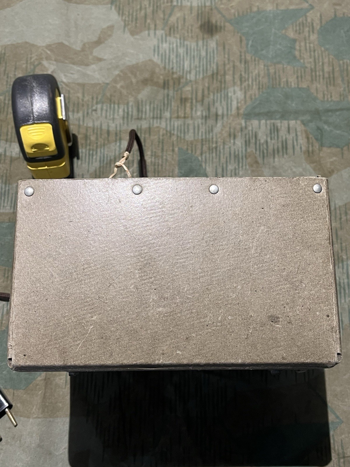 Original WW2 German 1940’s WL SpK 1 Torn EB Radio Loudspeaker Waffen Eagle Marked - Image 6