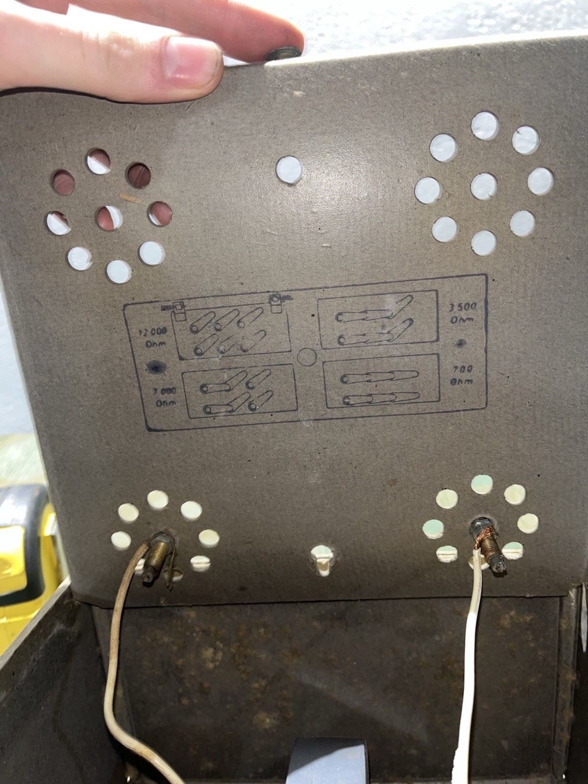 Original WW2 German 1940’s WL SpK 1 Torn EB Radio Loudspeaker Waffen Eagle Marked - Image 17