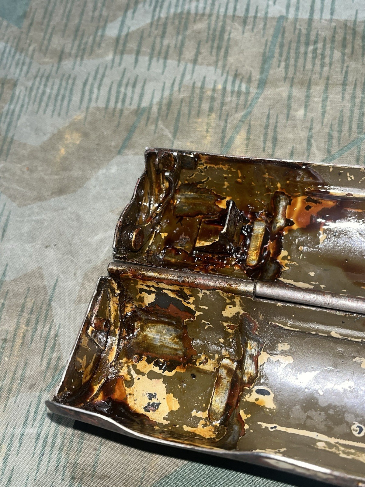 Original WW2 German Mg42 Spare Barrel Carrier Holder Marked Lauf-Schützer 42 - Image 7