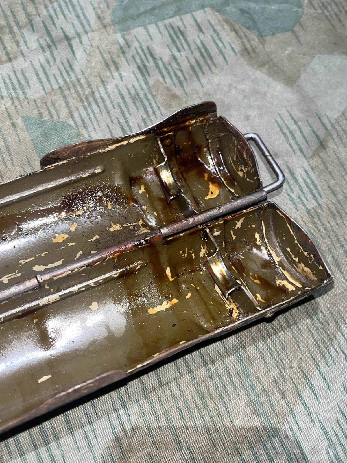 Original WW2 German Mg42 Spare Barrel Carrier Holder Marked Lauf-Schützer 42 - Image 11