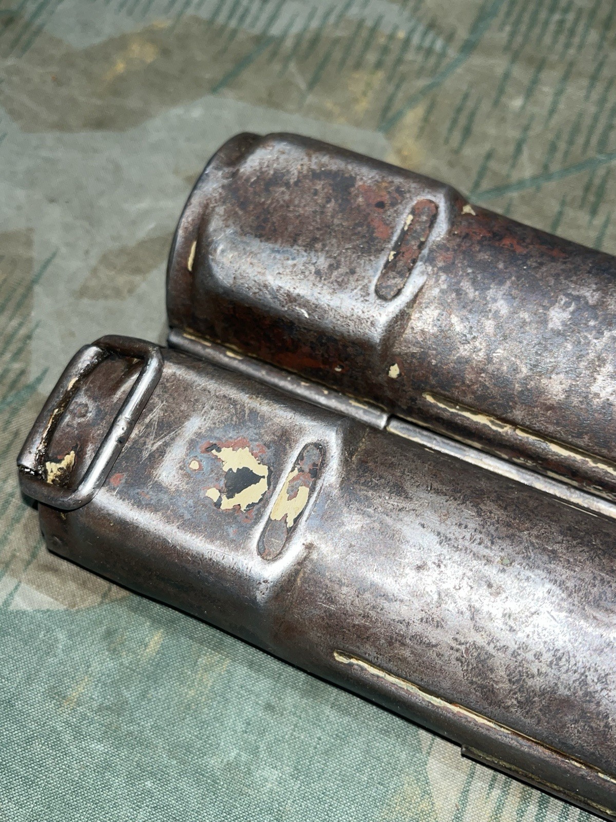 Original WW2 German Mg42 Spare Barrel Carrier Holder Marked Lauf-Schützer 42 - Image 13