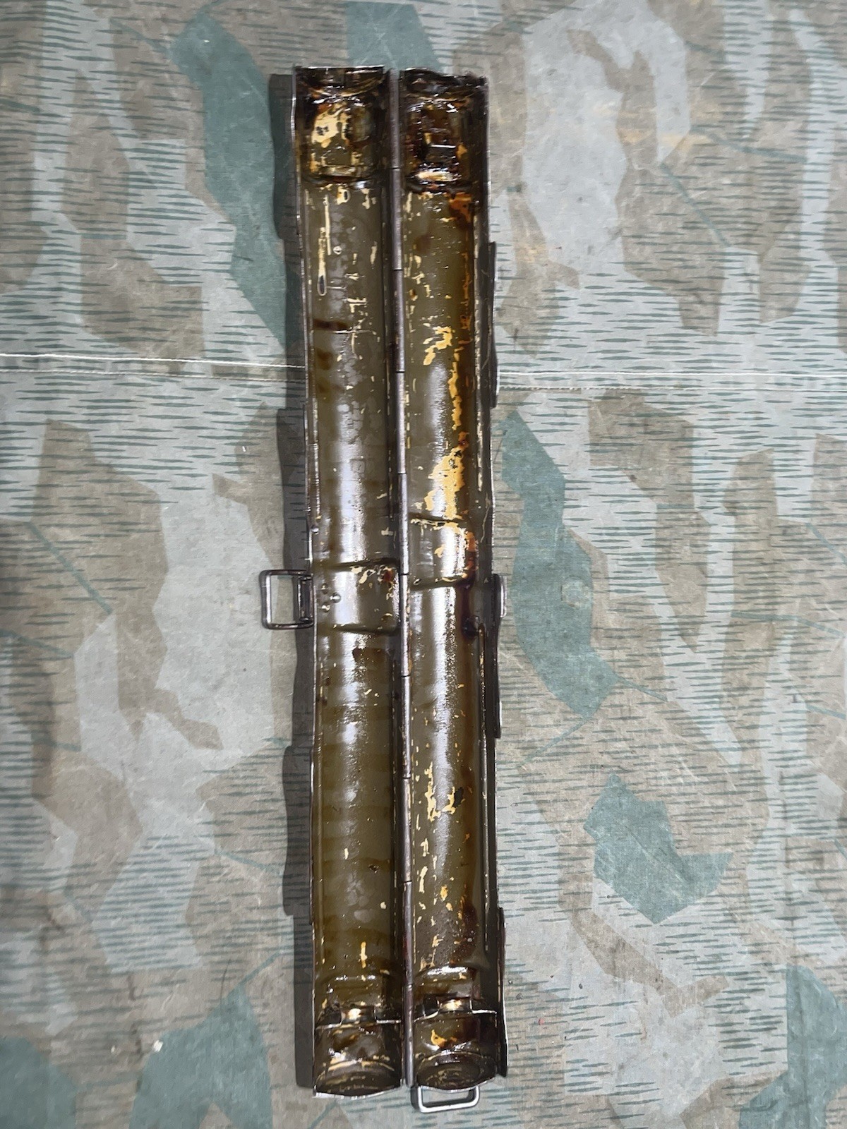 Original WW2 German Mg42 Spare Barrel Carrier Holder Marked Lauf-Schützer 42 - Image 17