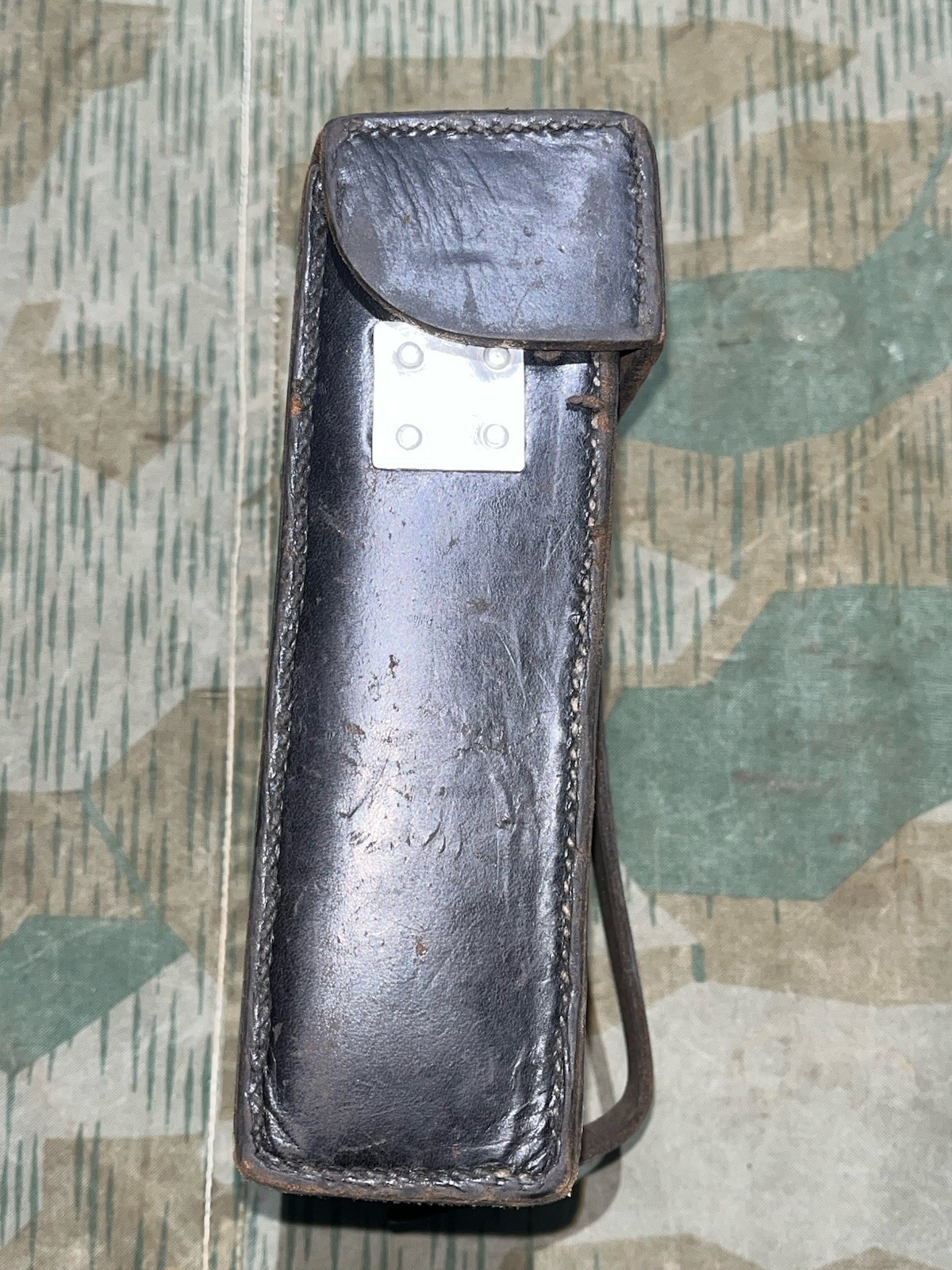Original WW2 German Mg34 Mg42 Leather Gunner’s Tool Pouch Marked 1935 - Image 2