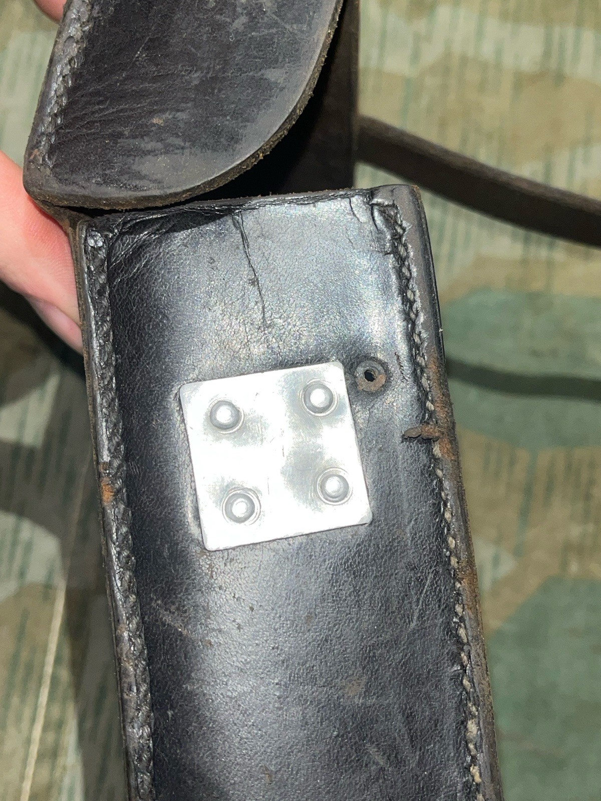 Original WW2 German Mg34 Mg42 Leather Gunner’s Tool Pouch Marked 1935 - Image 3