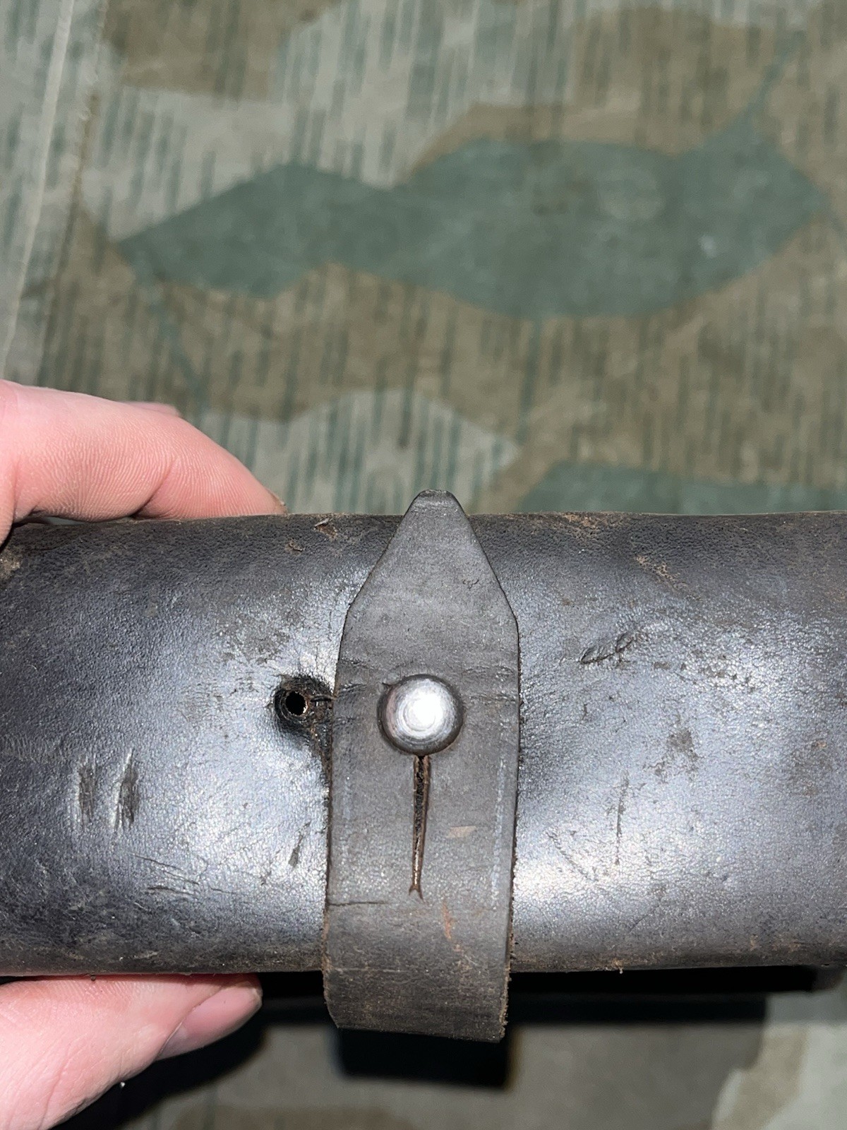 Original WW2 German Mg34 Mg42 Leather Gunner’s Tool Pouch Marked 1935 - Image 8