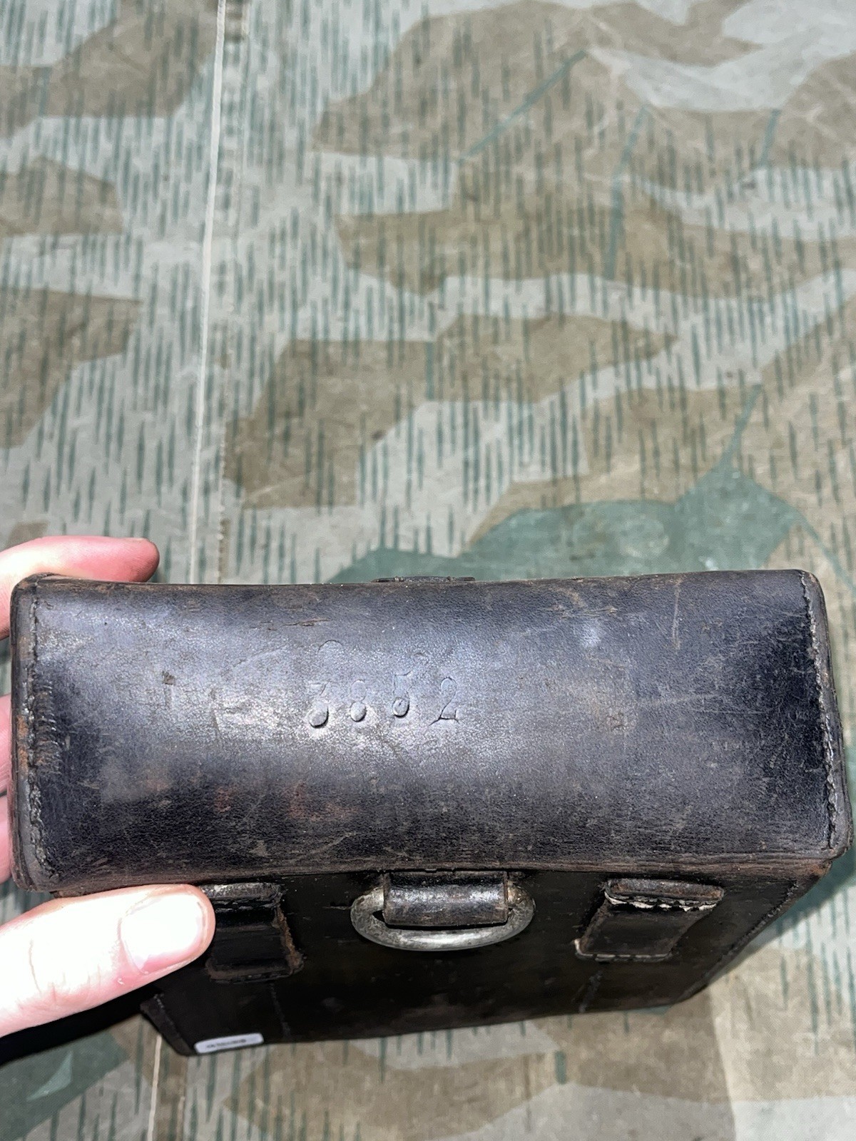 Original WW2 German Mg34 Mg42 Leather Gunner’s Tool Pouch Marked 1935 - Image 10