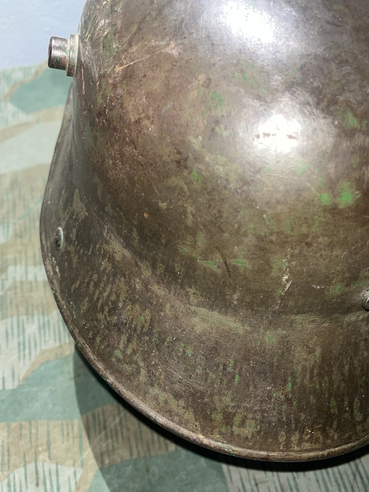 Original Pre-WW2 / WW1 German Uniform Stahlhelm Helmet Shell Size 64 - Image 4