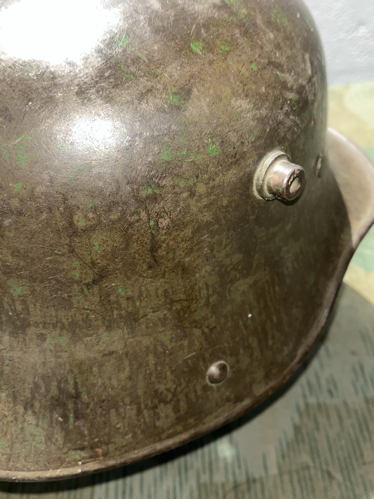 Original Pre-WW2 / WW1 German Uniform Stahlhelm Helmet Shell Size 64 - Image 5