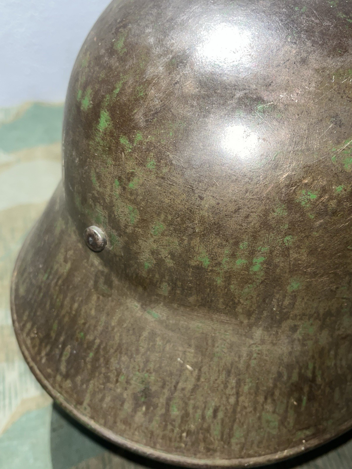 Original Pre-WW2 / WW1 German Uniform Stahlhelm Helmet Shell Size 64 - Image 6