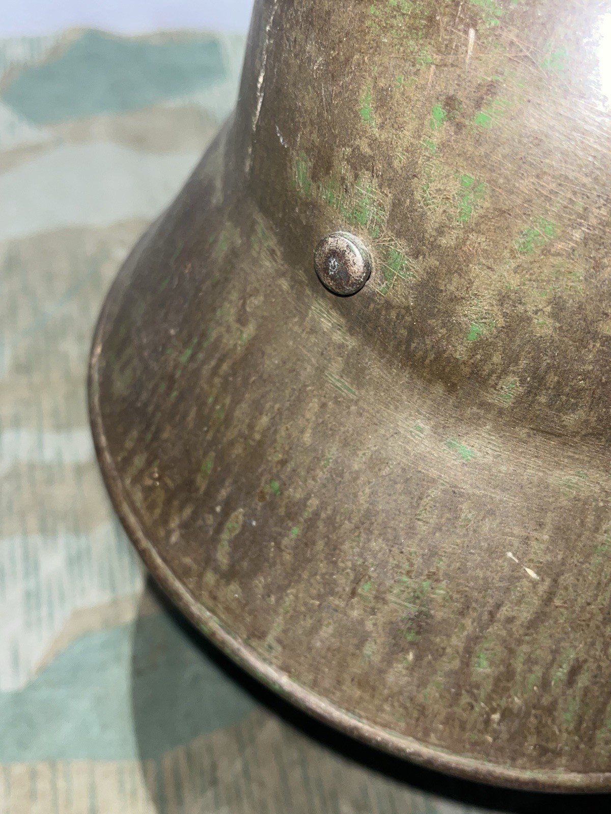 Original Pre-WW2 / WW1 German Uniform Stahlhelm Helmet Shell Size 64 - Image 7