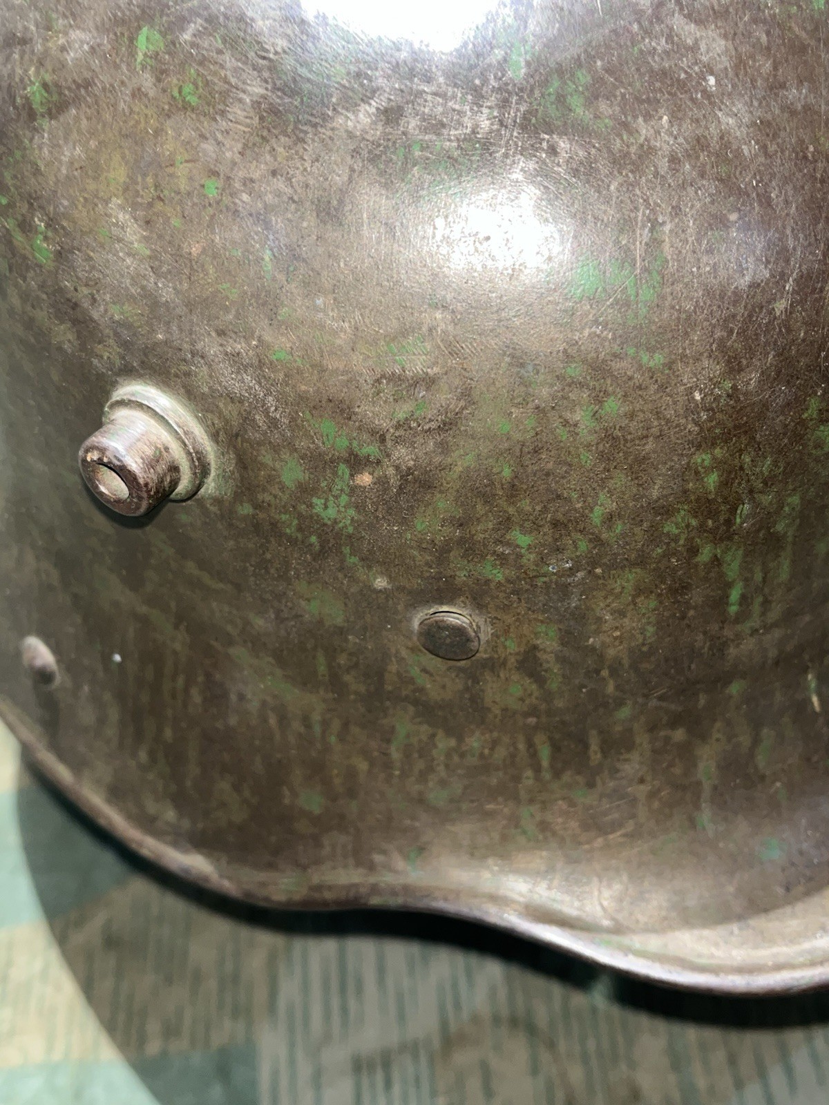 Original Pre-WW2 / WW1 German Uniform Stahlhelm Helmet Shell Size 64 - Image 9