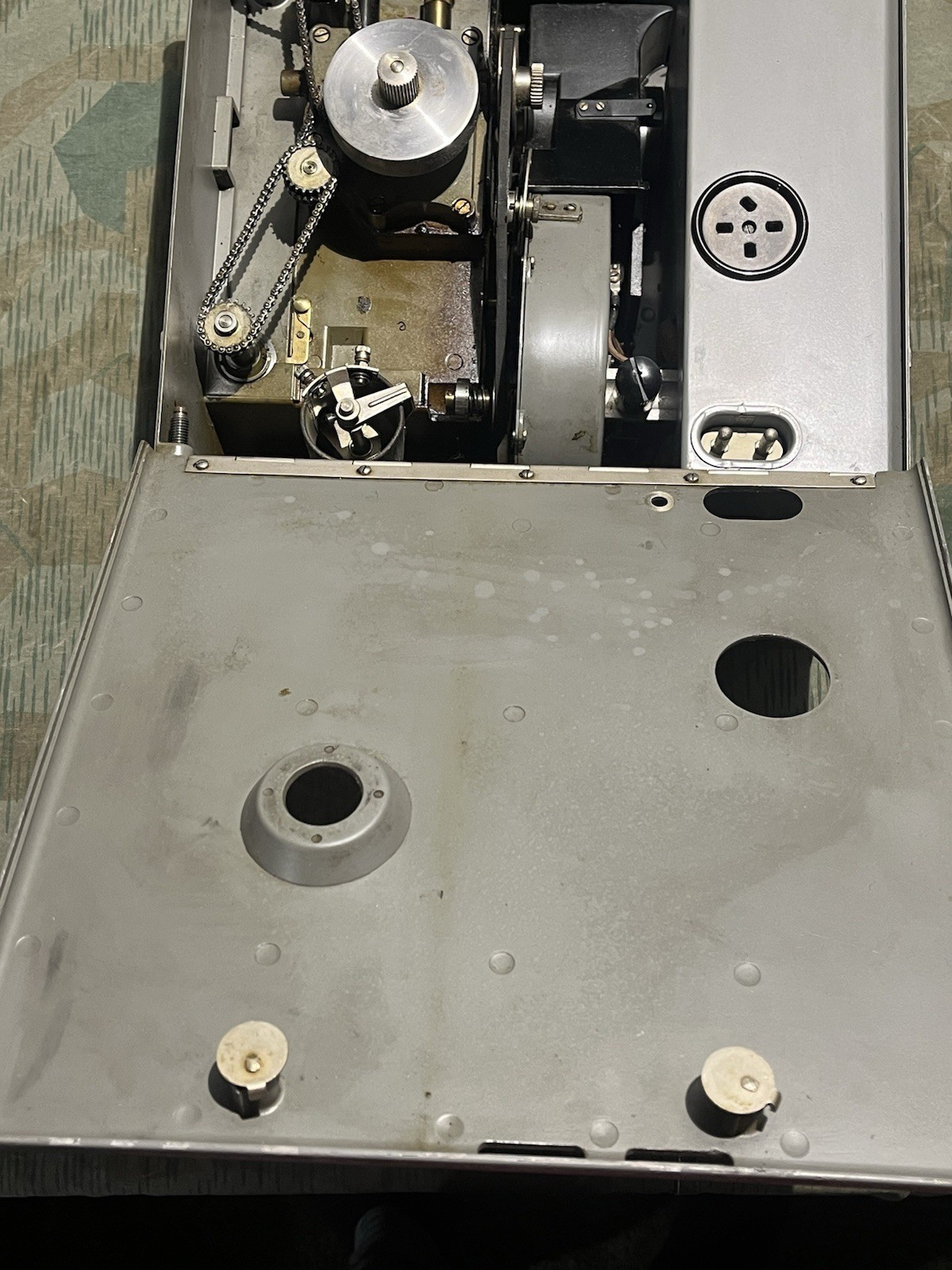 Original WW2 German FL Luftwaffe Marked Zeiss Ikon 16mm Film Projector - Image 17