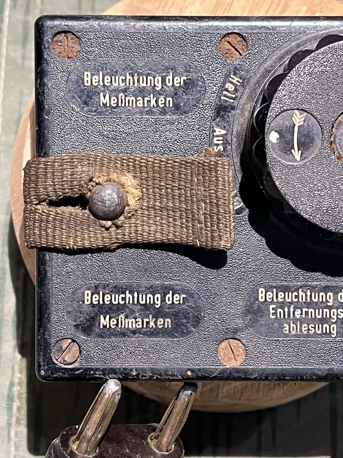 Original WW2 German Mg34 Mg42 Optic Rangefinder illuminator Control Unit FWQ - Image 2