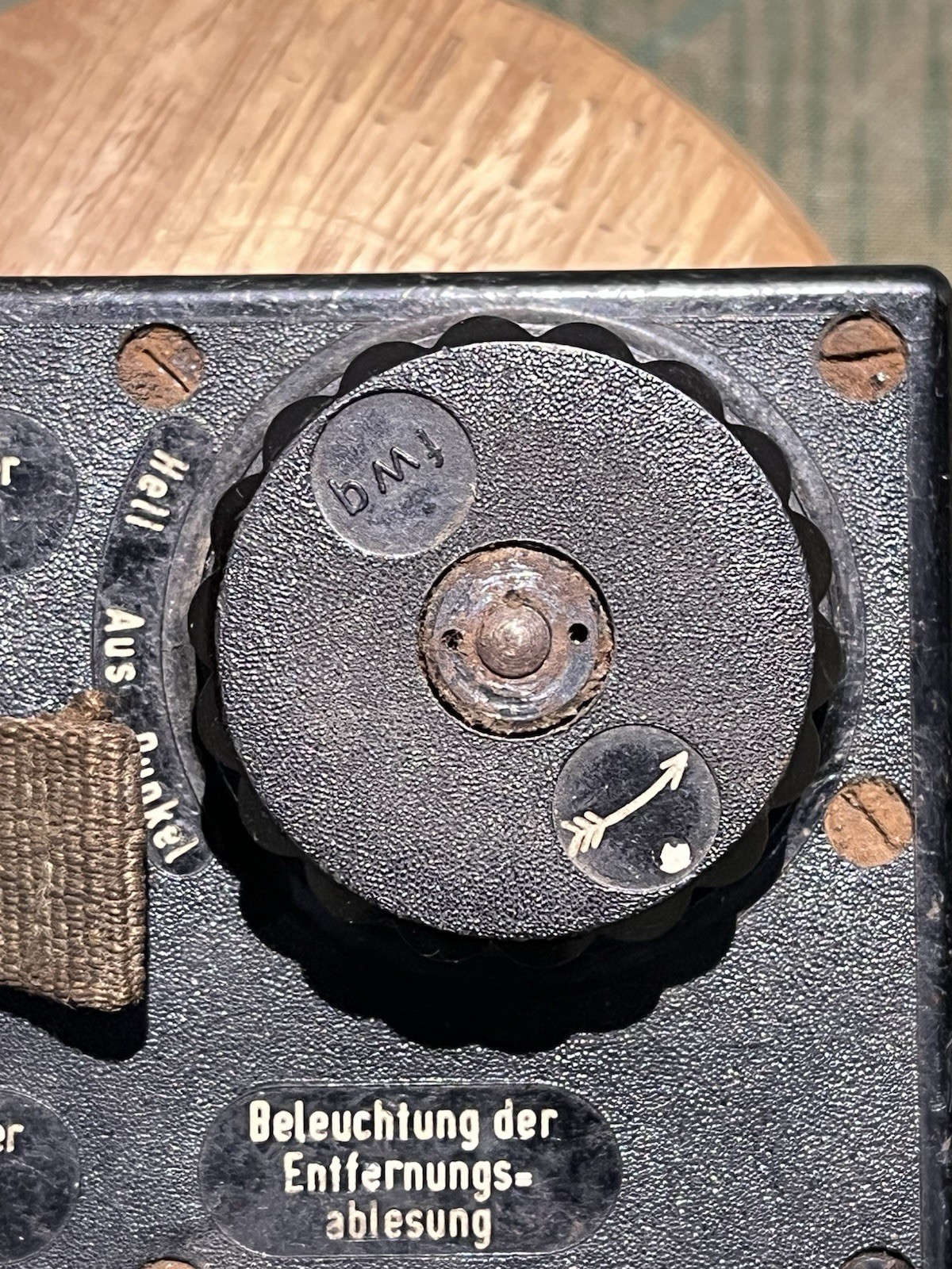 Original WW2 German Mg34 Mg42 Optic Rangefinder illuminator Control Unit FWQ - Image 4