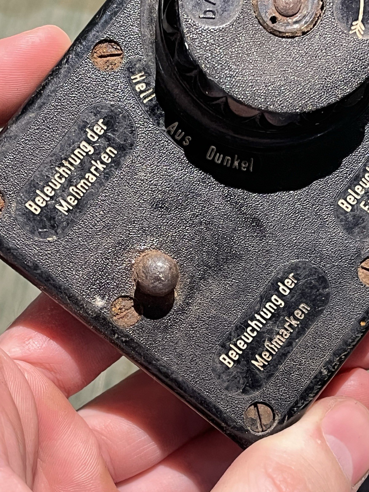 Original WW2 German Mg34 Mg42 Optic Rangefinder illuminator Control Unit FWQ - Image 9