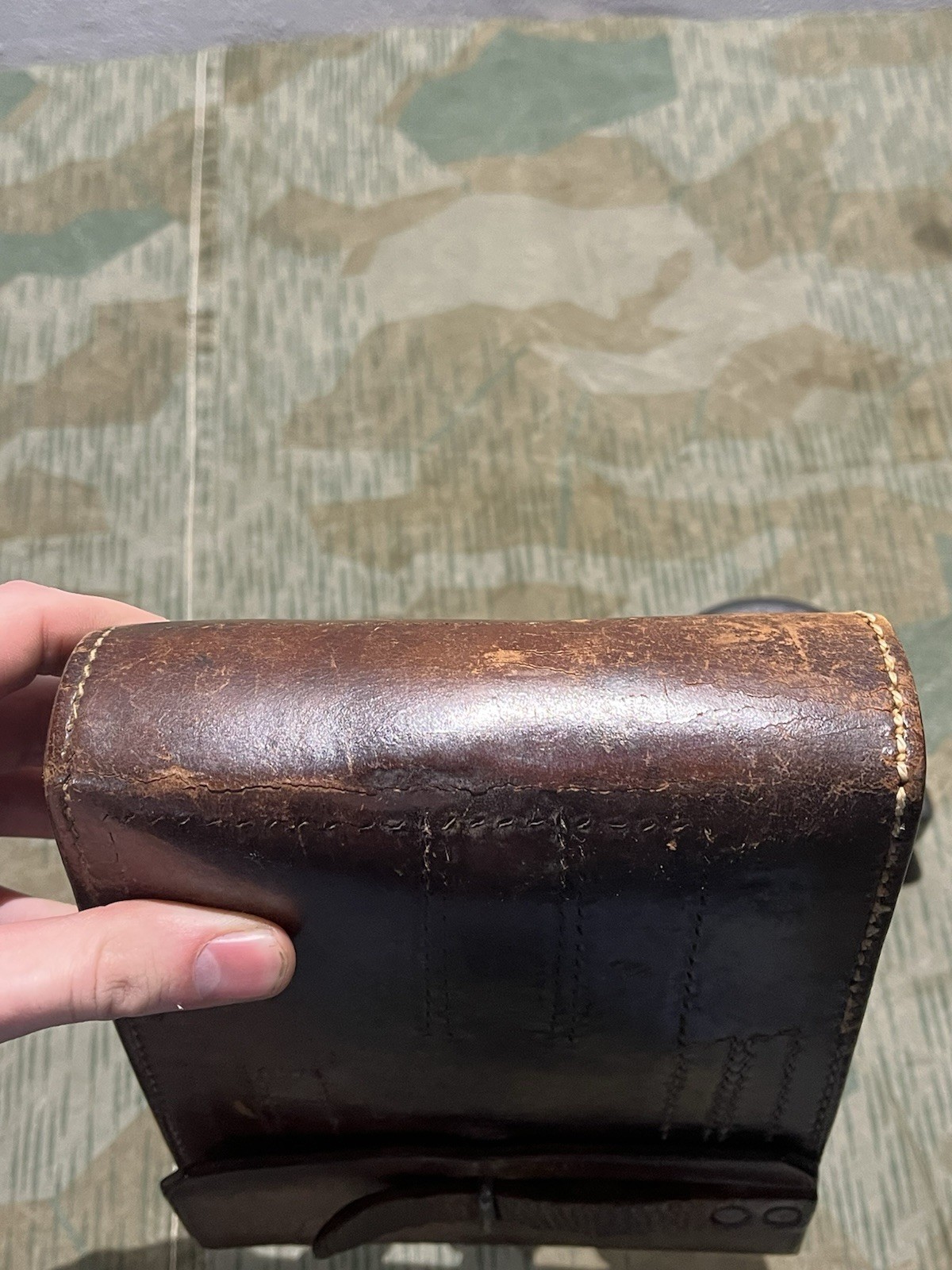 Original WW2 German Luftwaffe Mg13 Mg15 Gunners Tool Pouch Weimar Marked FL45966 - Image 9