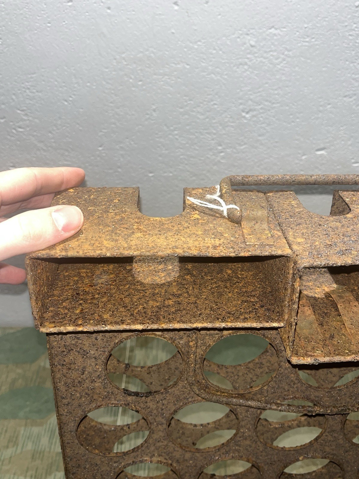 Original WW2 German M39 Egg Grenade Storage Rack - Image 19