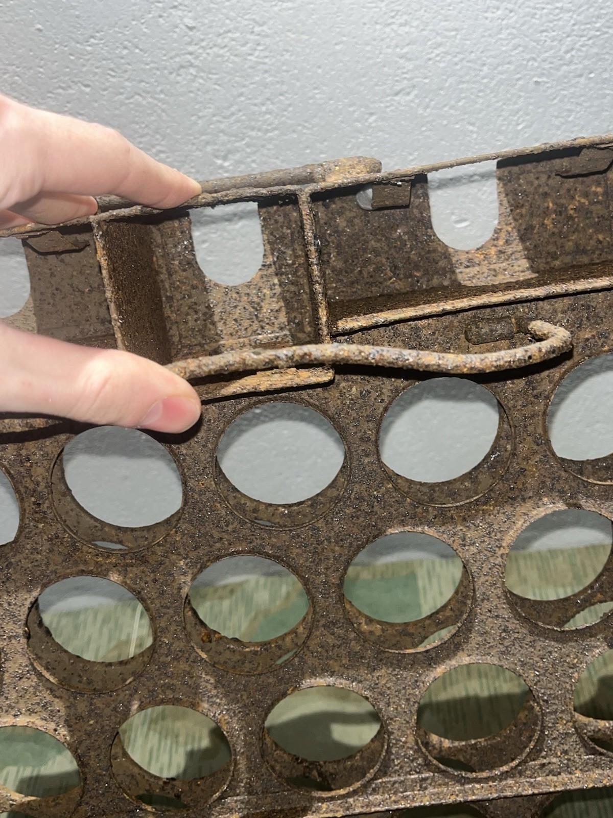 Original WW2 German M39 Egg Grenade Storage Rack - Image 20
