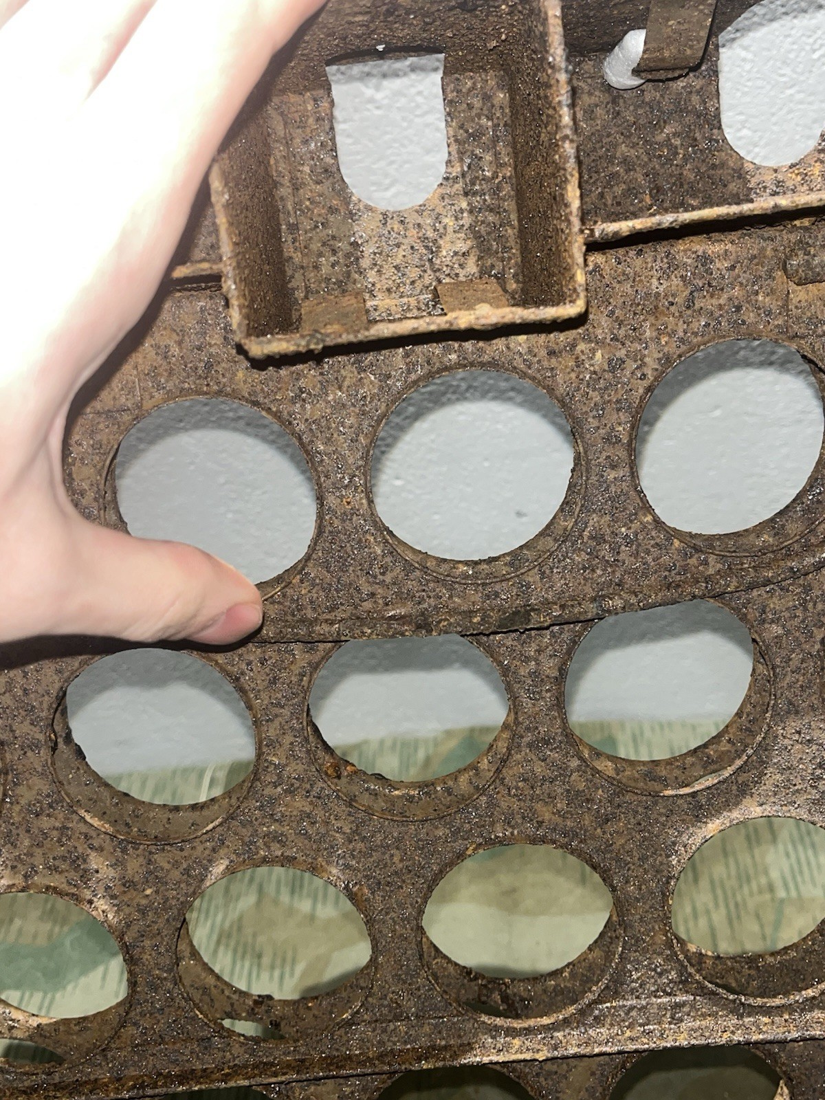 Original WW2 German M39 Egg Grenade Storage Rack - Image 23