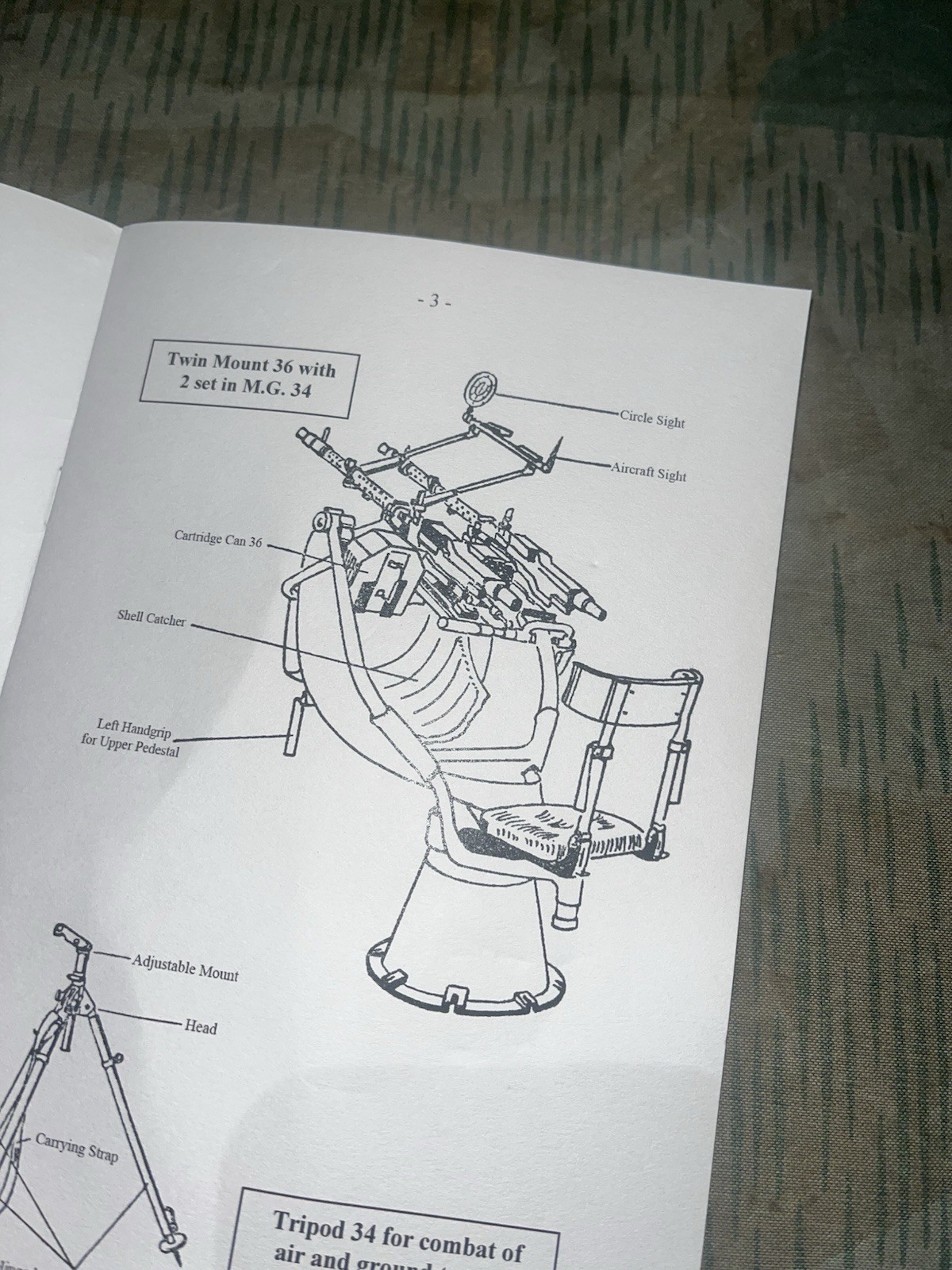 WW2 German Mg34 Schematics / Manual Reprint In English - Image 8