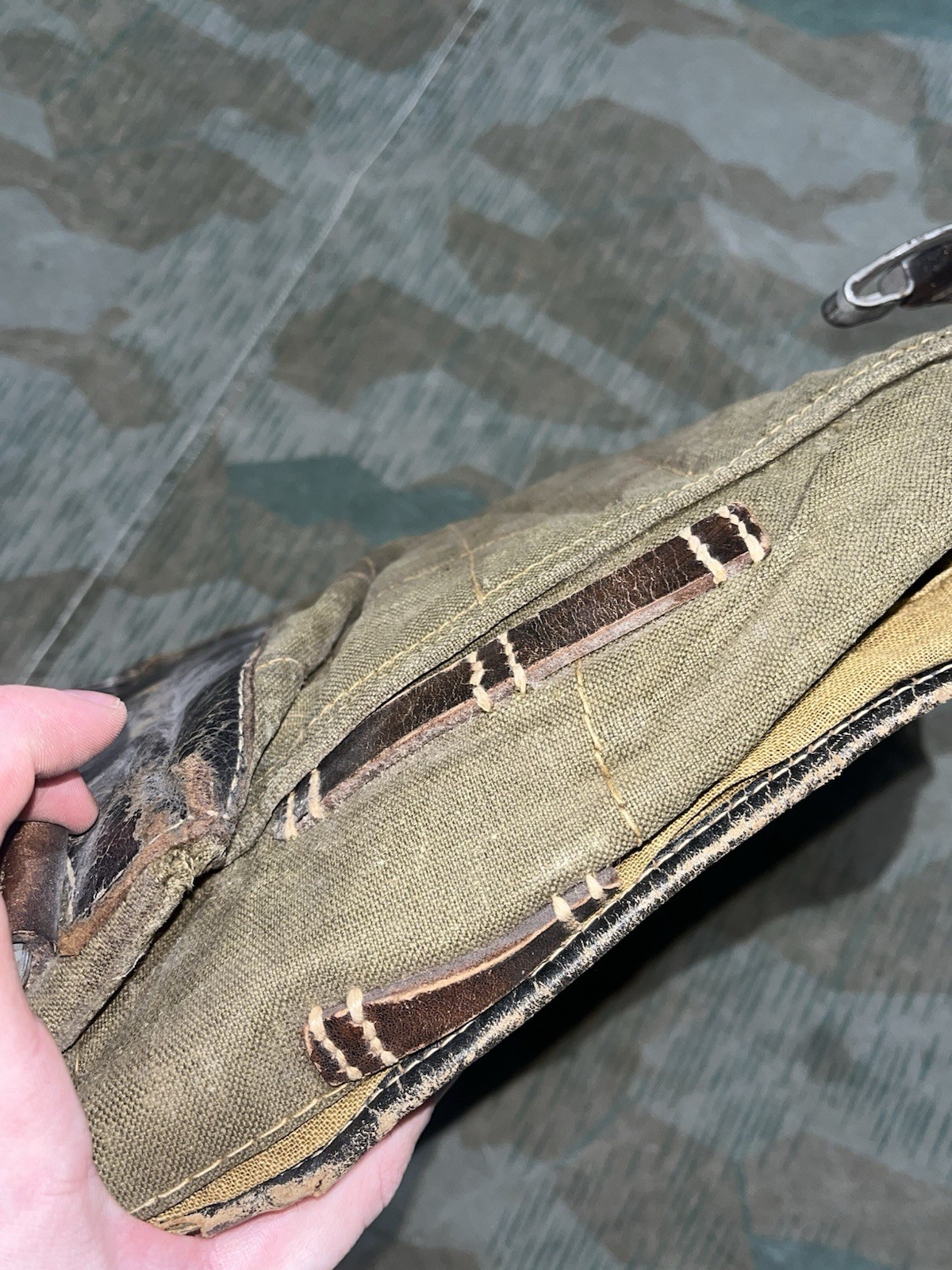 Original WW2 German Uniform M39 Pony Fur Tornister Backpack Marked 1942 - Image 21