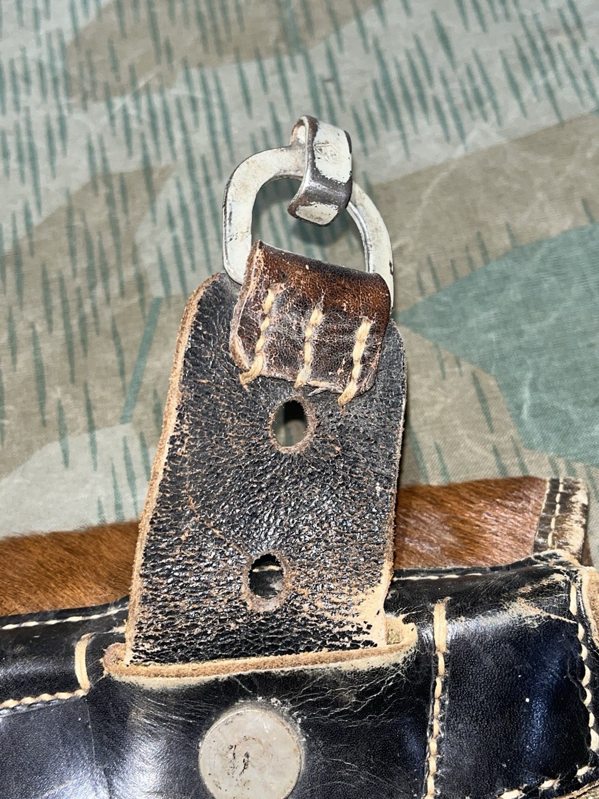 Original WW2 German Uniform M39 Pony Fur Tornister Backpack Marked 1942 - Image 24