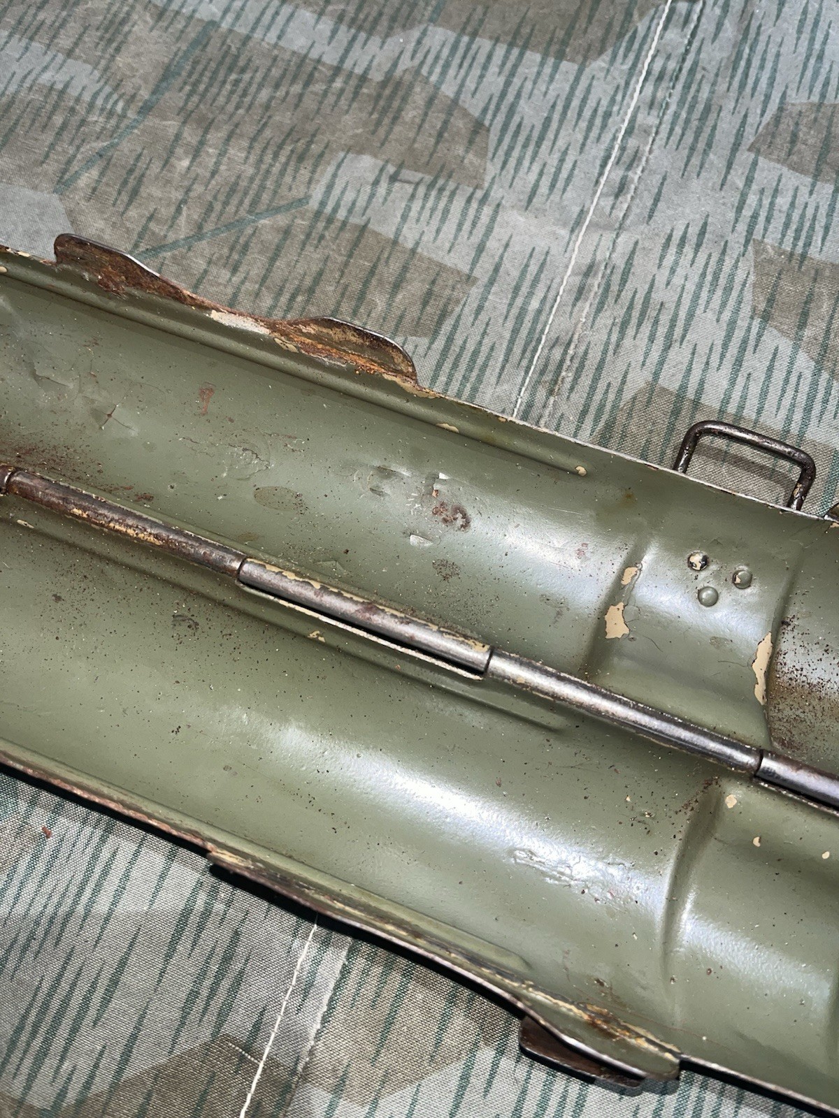 Original WW2 German Mg42 Spare Barrel Carrier Holder Marked BPR 1942 - Image 14