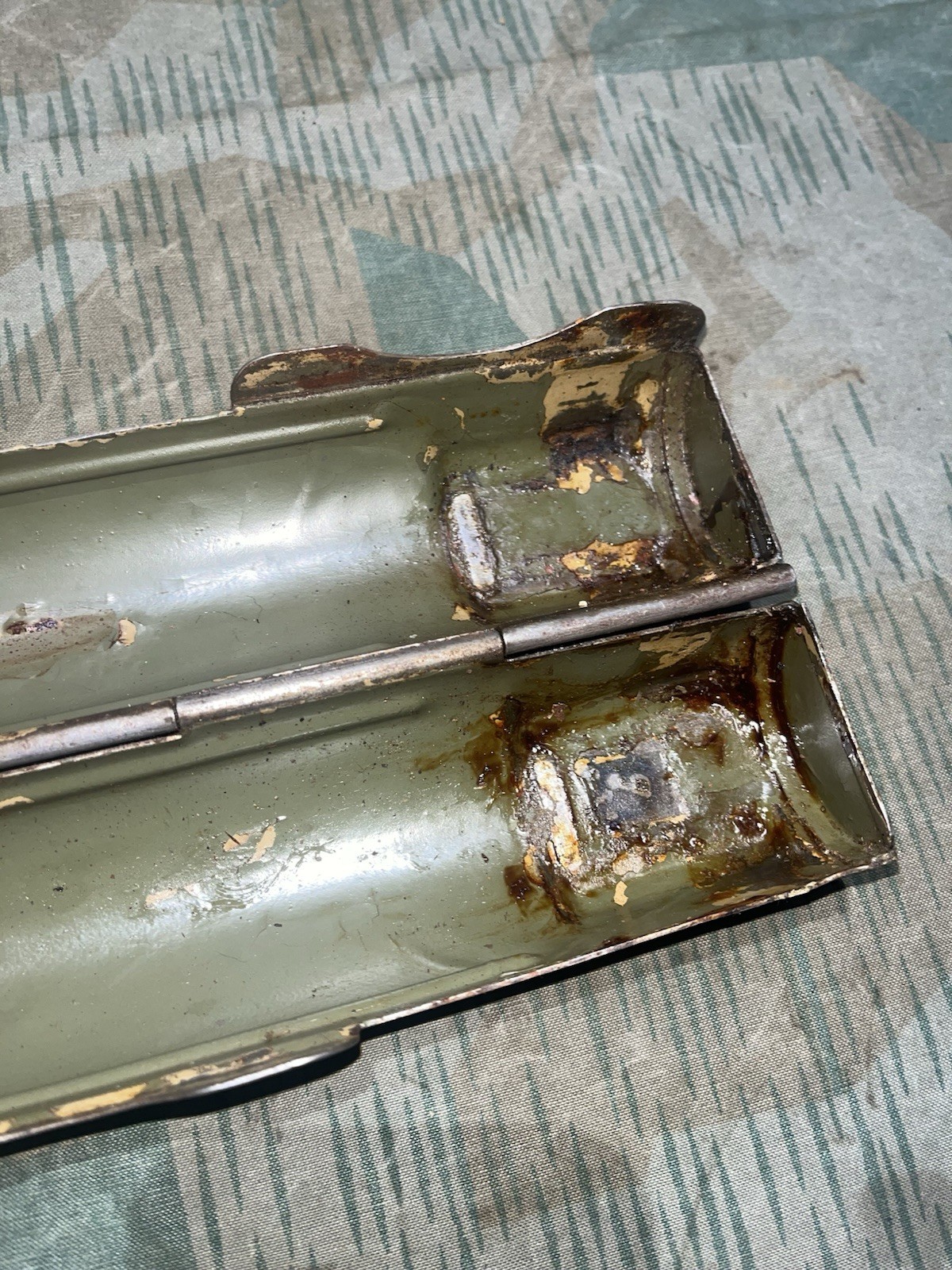 Original WW2 German Mg42 Spare Barrel Carrier Holder Marked BPR 1942 - Image 15