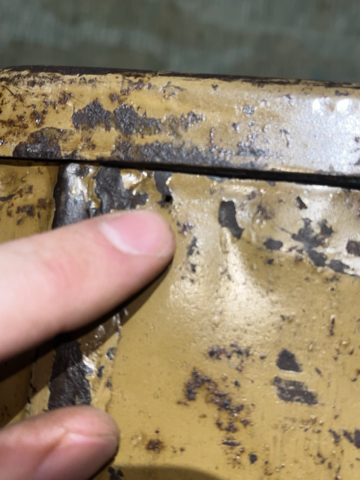 Original WW2 German Kart L.F.H. 18 Howitzer Munitions Container Ordnance Tan Painted Dunkelgelb - Image 14