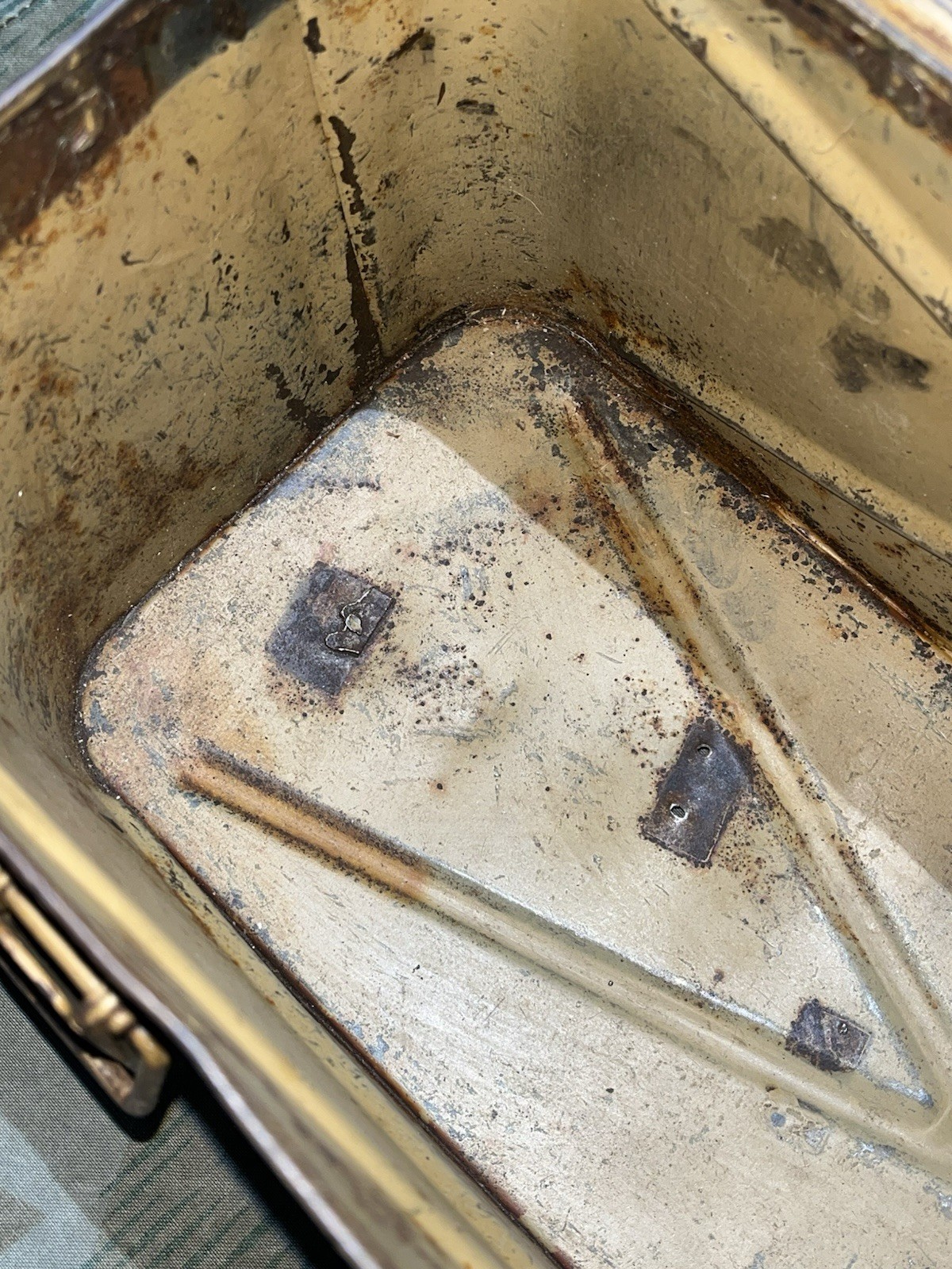 Original WW2 German Kart L.F.H. 18 Howitzer Munitions Container Ordnance Tan Painted Dunkelgelb - Image 16