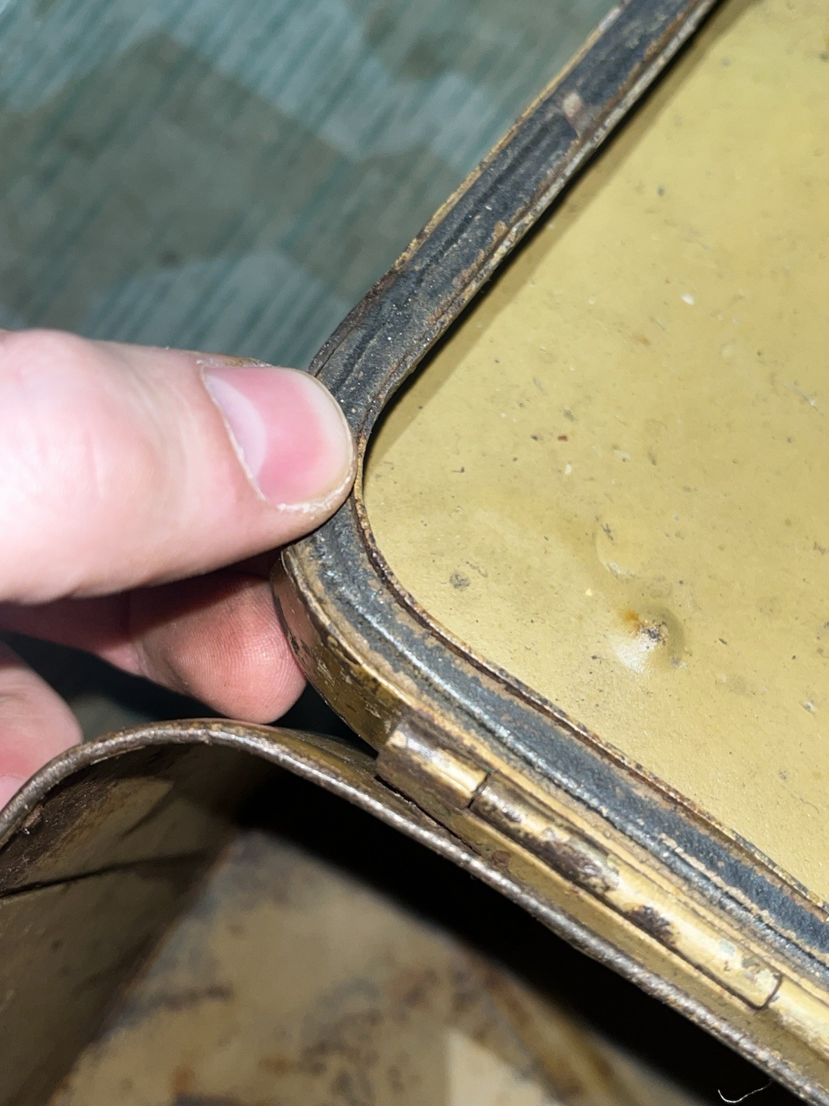 Original WW2 German Kart L.F.H. 18 Howitzer Munitions Container Ordnance Tan Painted Dunkelgelb - Image 20