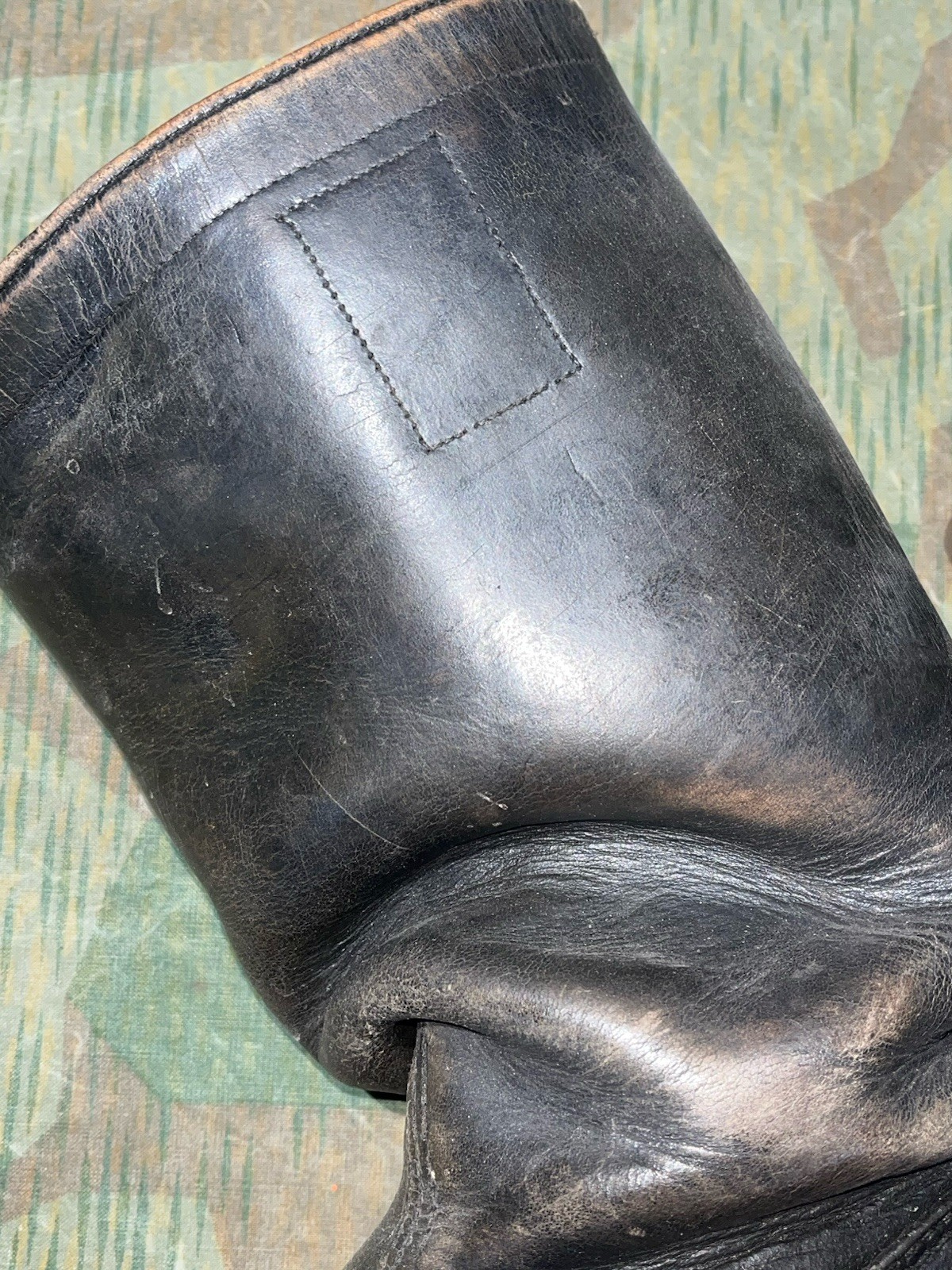 Size 10.5 Original WW2 German Uniform Combat / Marching Jack Boots w/ Hobnails - Image 5