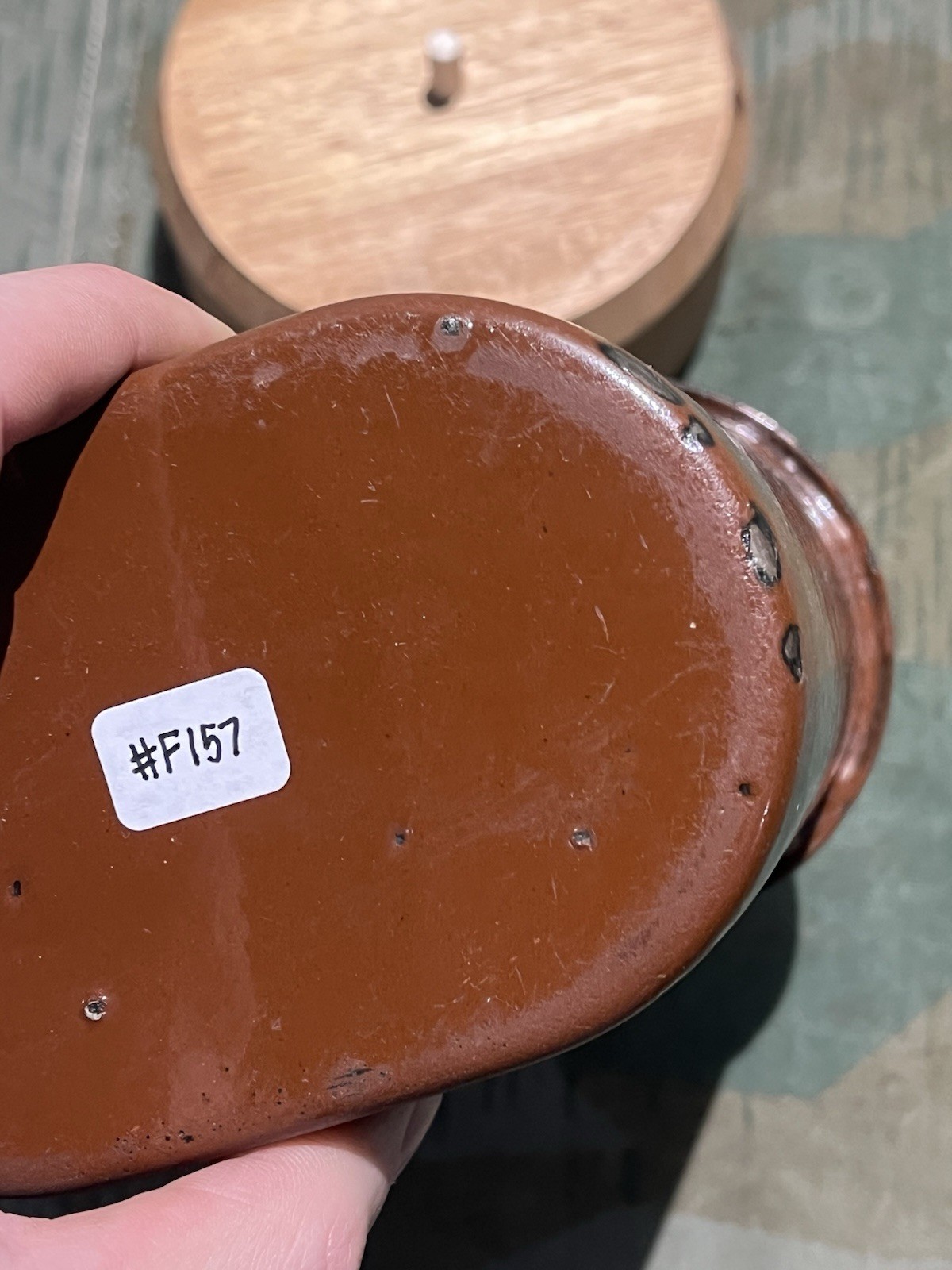Original WW2 German Fuerhand Enamel Fuel Tin for Kubelwagen - Image 13