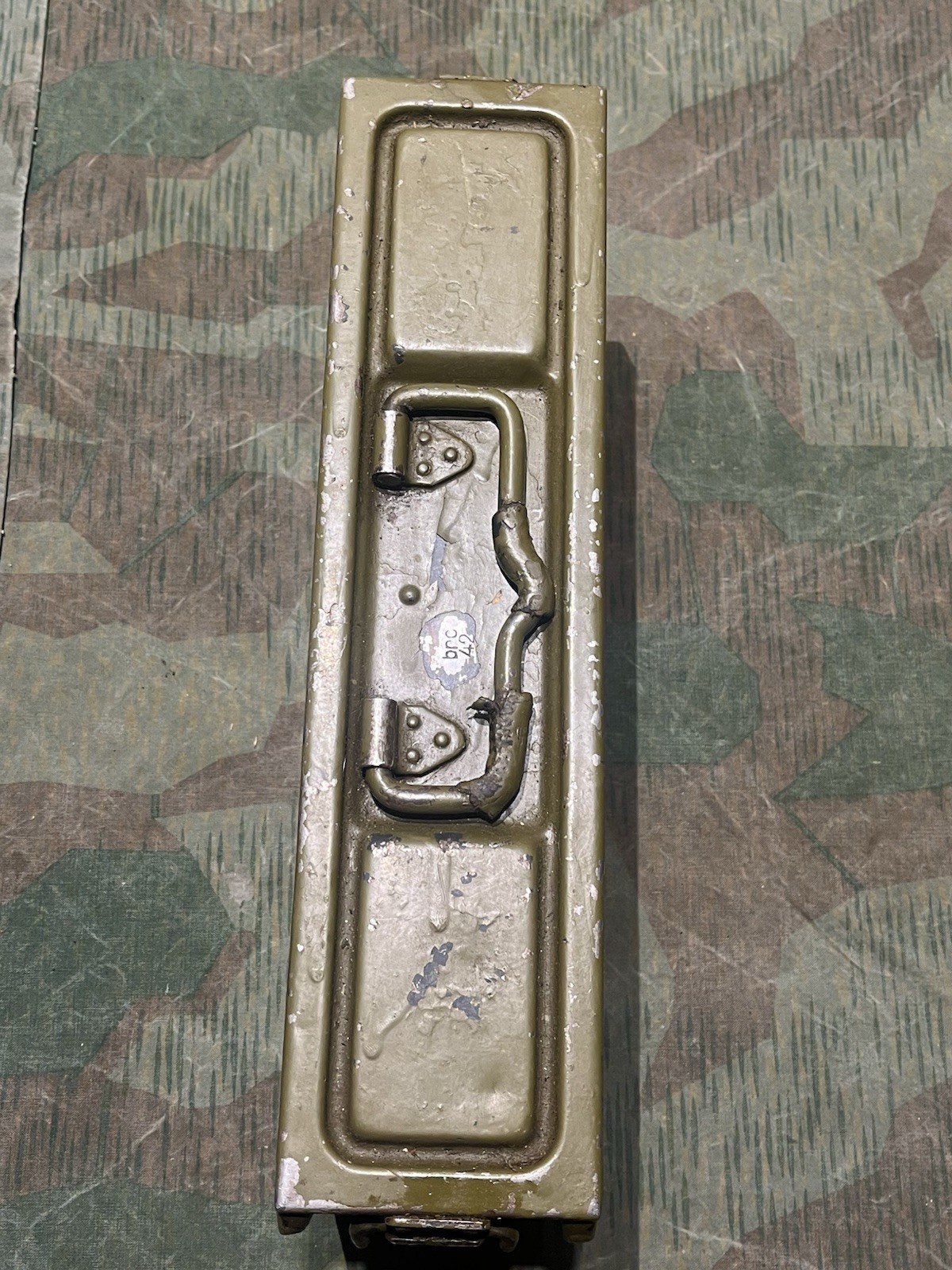 Original WW2 German Mg34 Mg42 Patronenkasten 41 Ammo Can Marked BRC 42 - Image 2