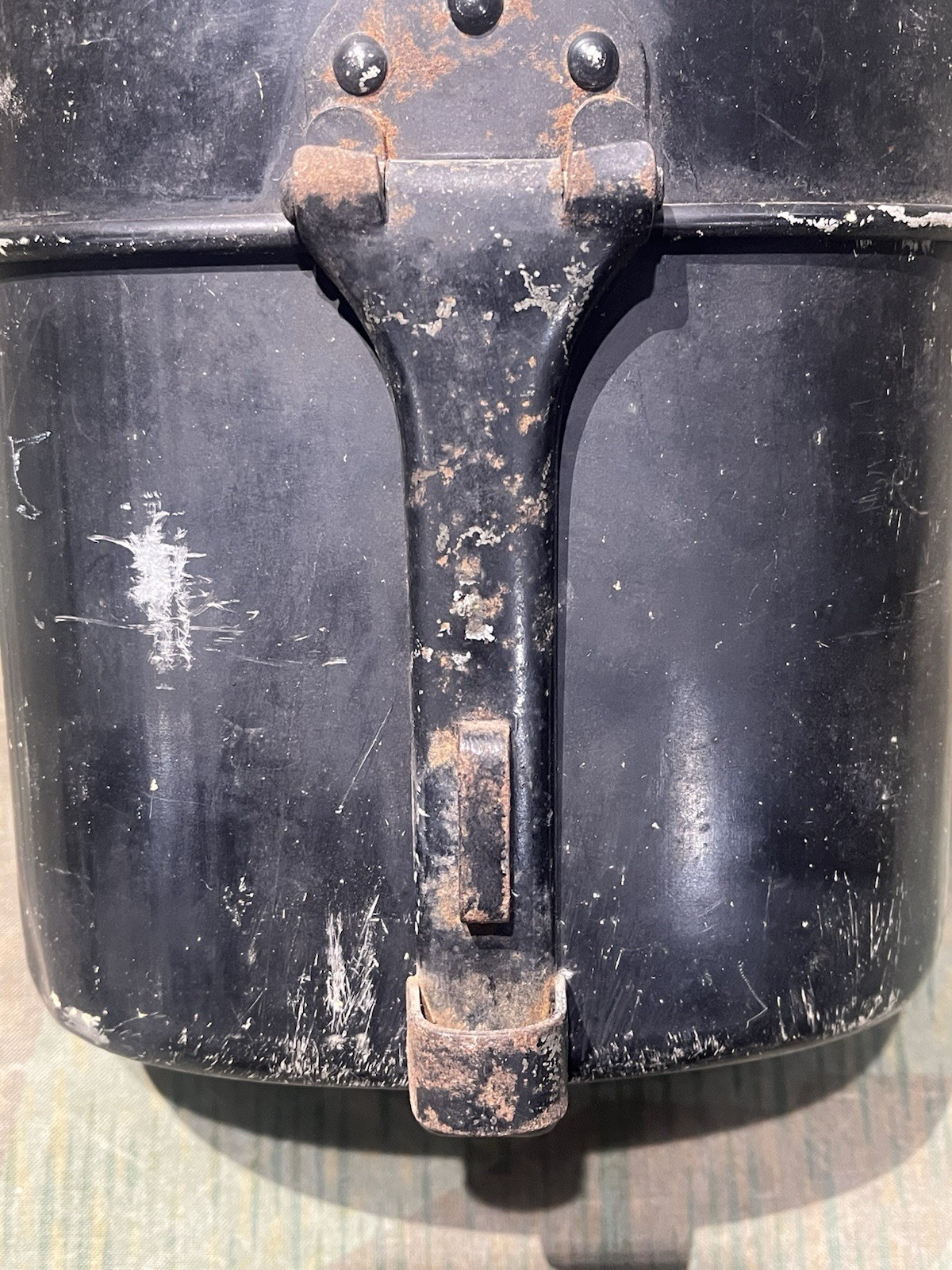 Original WW1 / WW2 German M1910 Style Mess Tin Kit - Image 3