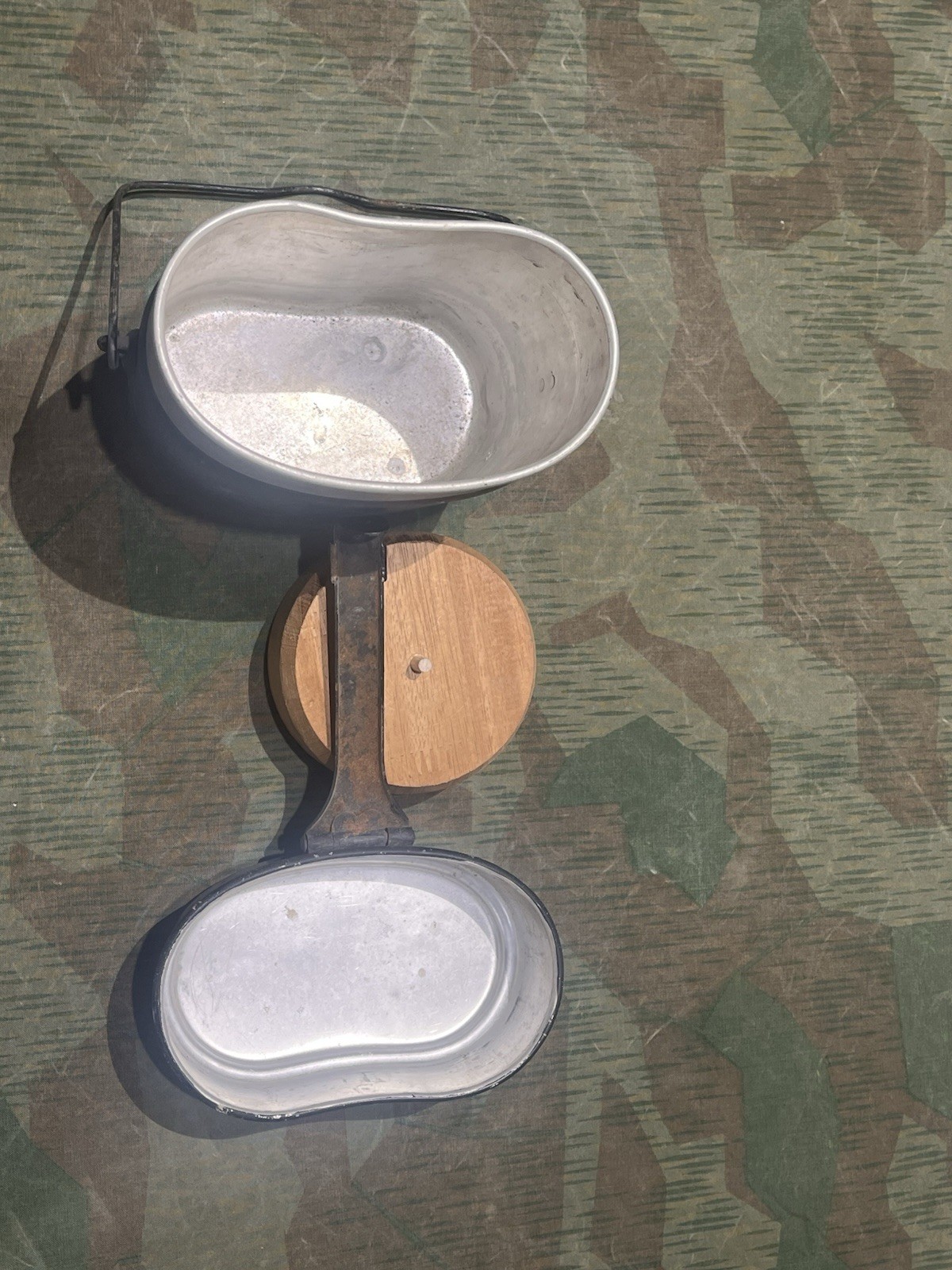 Original WW1 / WW2 German M1910 Style Mess Tin Kit - Image 11