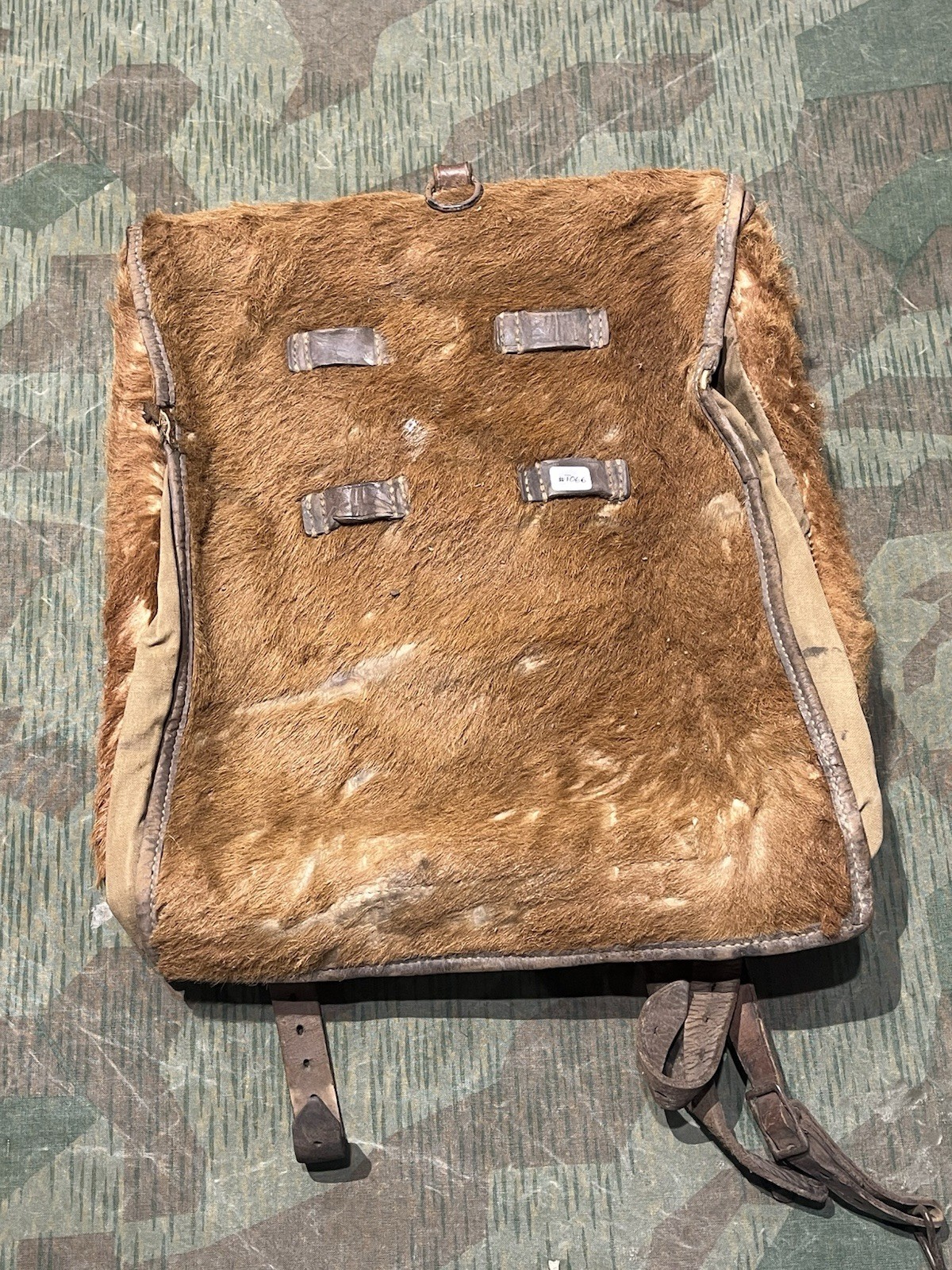 Original WW2 German Uniform M34 Pony Fur Tornister Backpack 1937 Marked