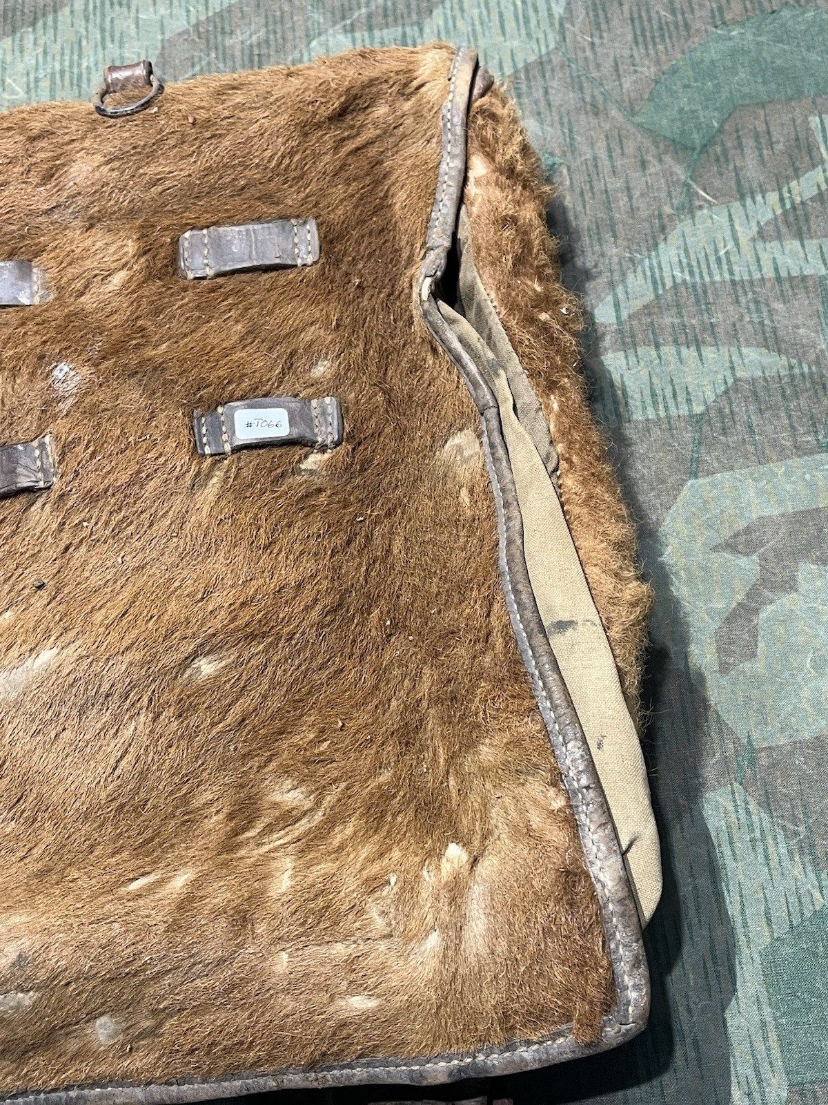 Original WW2 German Uniform M34 Pony Fur Tornister Backpack 1937 Marked - Image 3